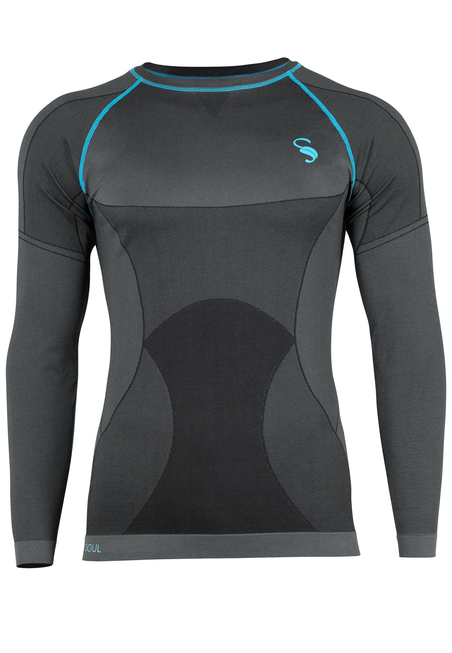 Stark Soul® Funktionsshirt Seamless Base Layer mit speziellen Funktionszone günstig online kaufen