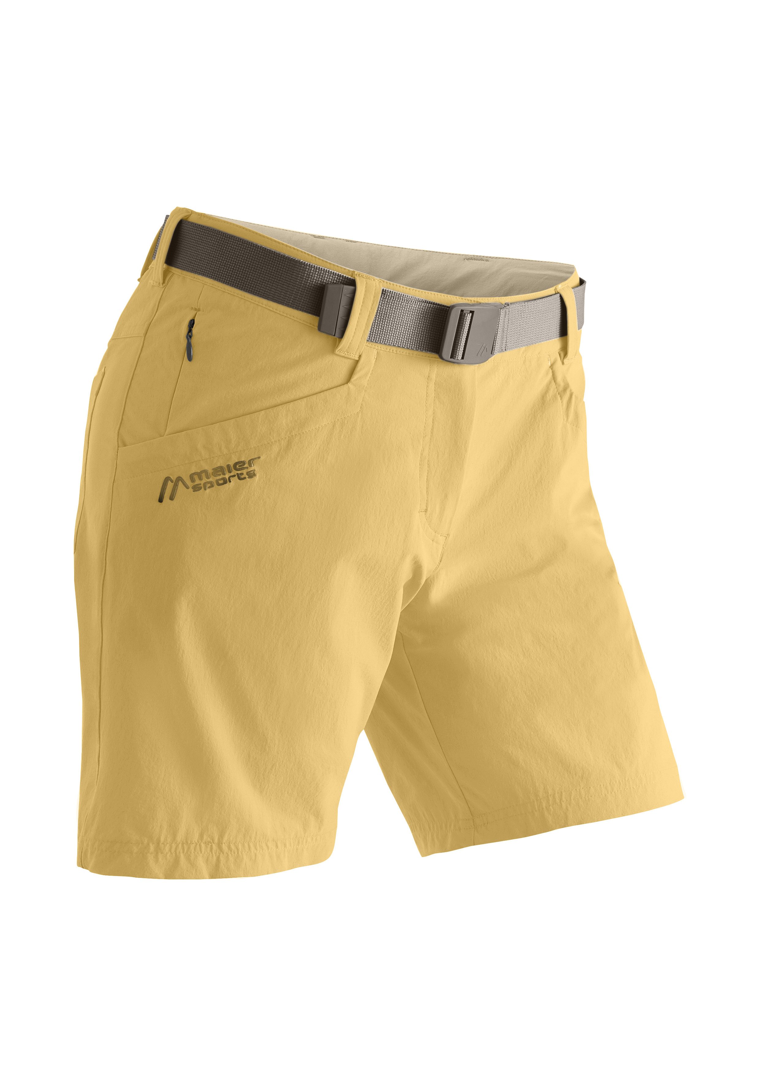 Maier Sports Funktionsshorts Lulaka Shorts Damen Shorts, kurze Wanderhose, Outdoorhose mit 4 Taschen, Regular Fit