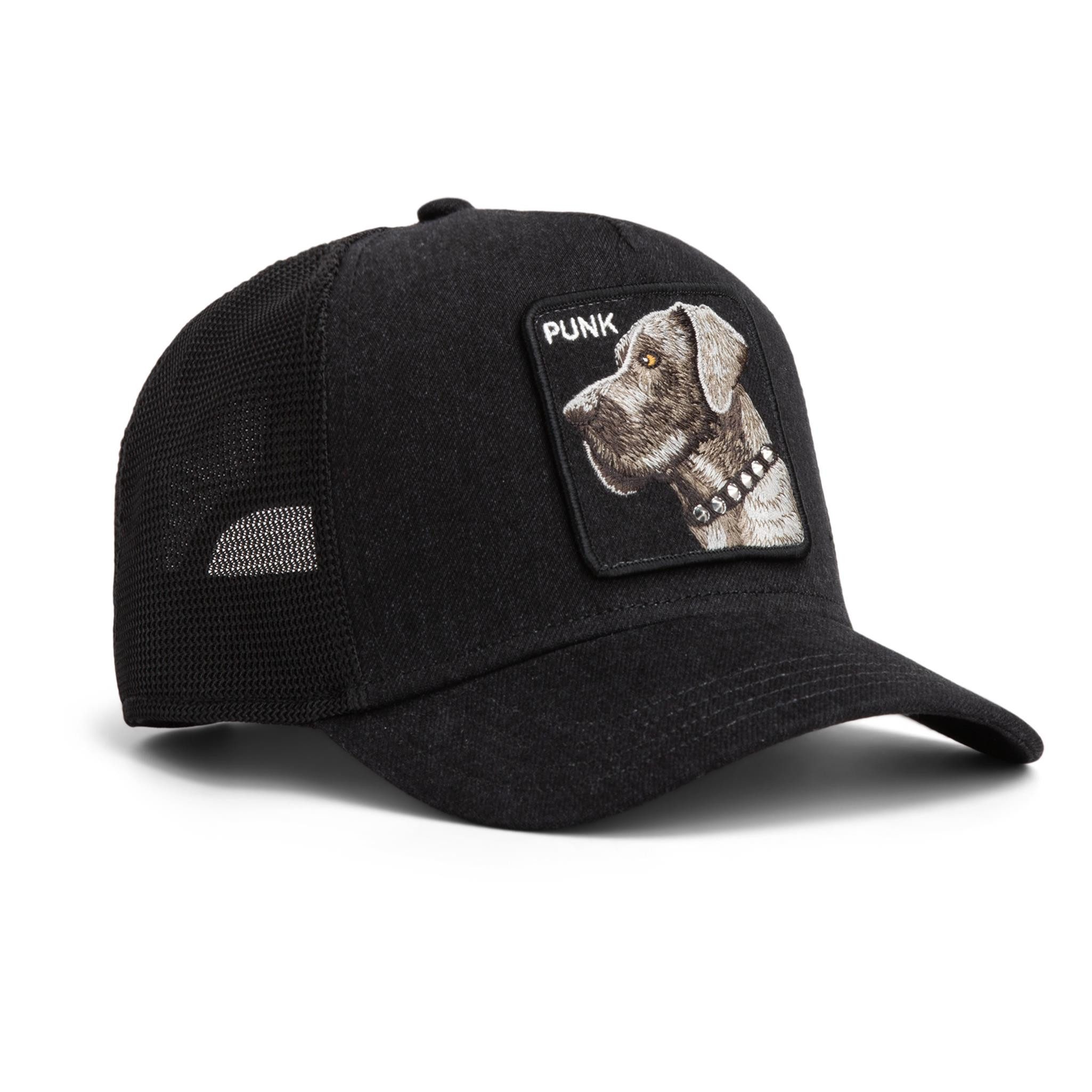 GOORIN Bros. Trucker Cap Goorin Bros. Punk Dawg Trucker Cap Dark Denim (Basecap, Basecap, Meshcap, Trucker Kappe)