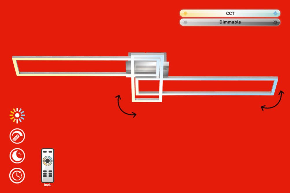 Briloner Leuchten LED Deckenleuchte FRAME günstig online kaufen