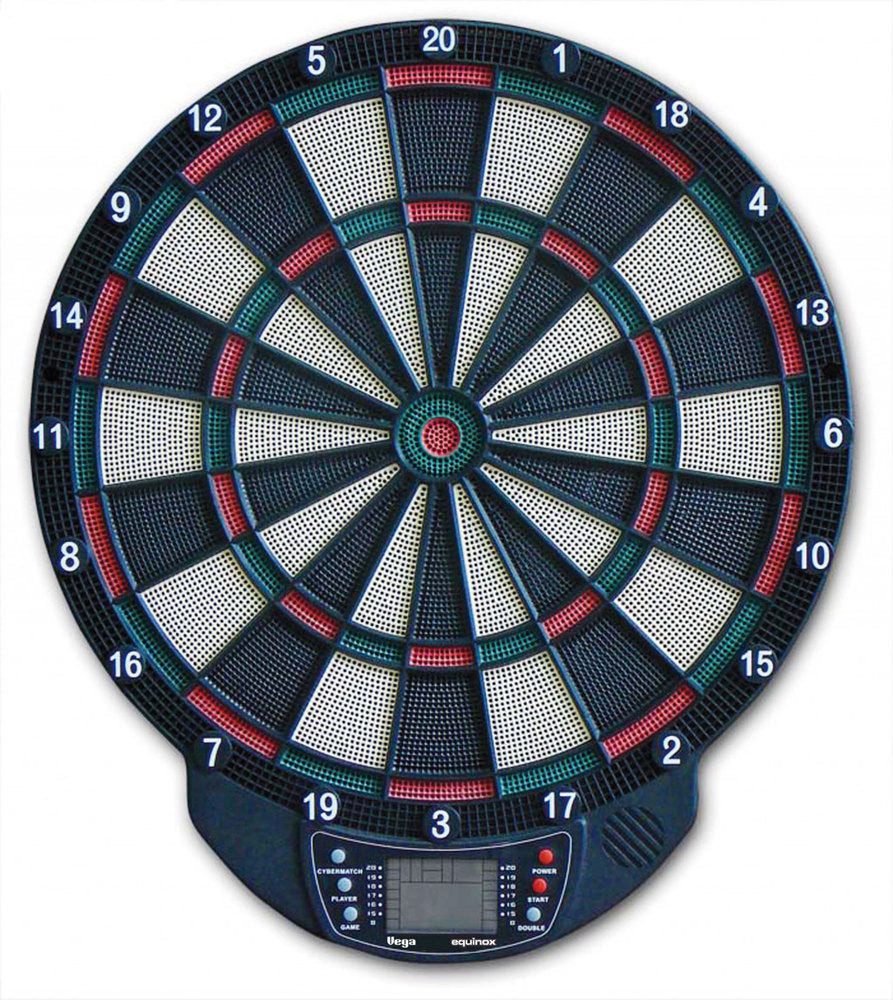 Equinox Dartscheibe Equinox Vega Elektronisches Dartboard inkl. 6 Dartpfeile