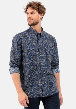 camel active Langarmhemd mit Allover-Print Button-Down