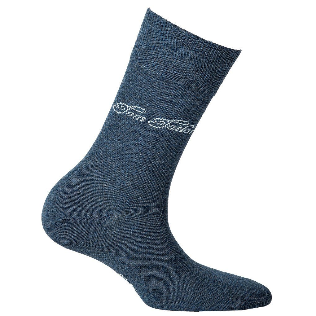 Pack Damen 3er einfarbig Blau Socken Kurzsocken TAILOR - TOM Basic,