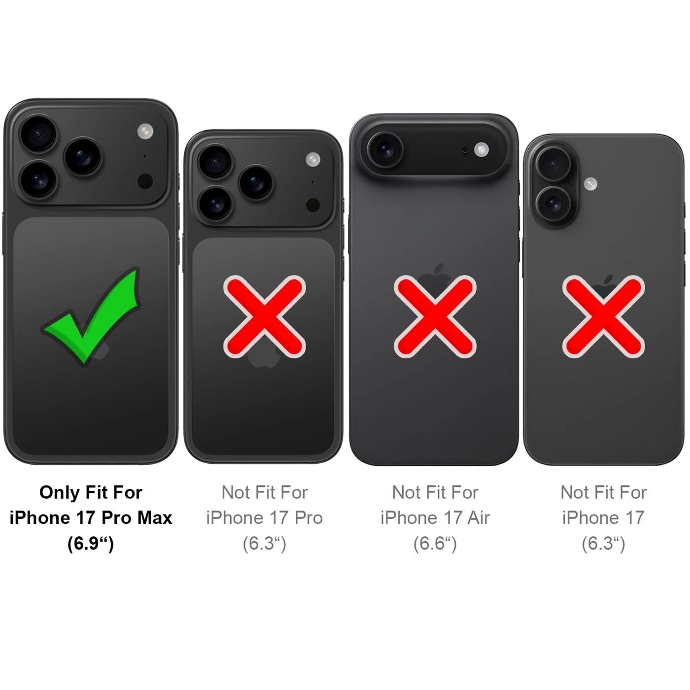 CoolGadget Handyhülle Transparent Ultra Slim Case für Apple iPhone 17 Pro Max 6,9 Zoll, Silikon Hülle Dünne Schutzhülle für iPhone 17 Pro Max Hülle – Bild 3 von 5