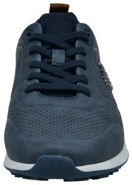 bugatti Sneaker mit modischer Perforation, Freizeitschuh, Halbschuh, Schnürschuh