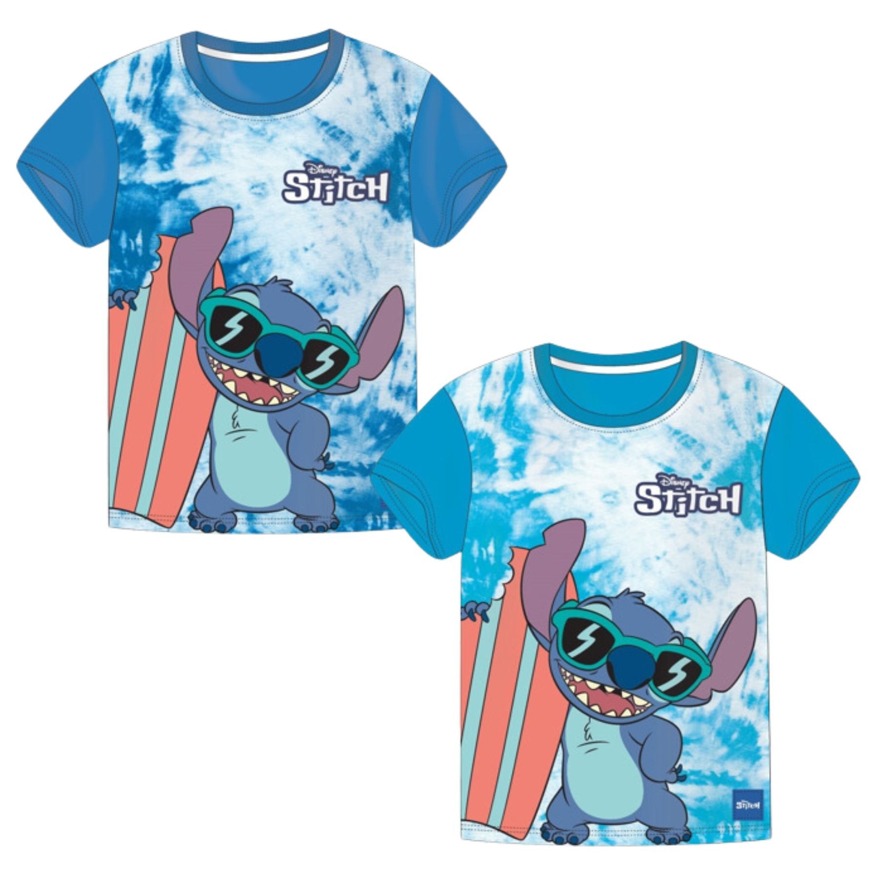 Lilo & Stitch T-Shirt aus weicher Baumwolle für Kinder mit kurzen Ärmeln