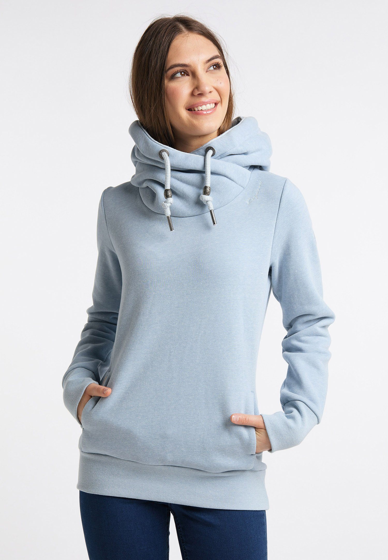 Vegane Sweatshirt BLUE BOLD & GRIPY Mode LIGHT Ragwear Nachhaltige