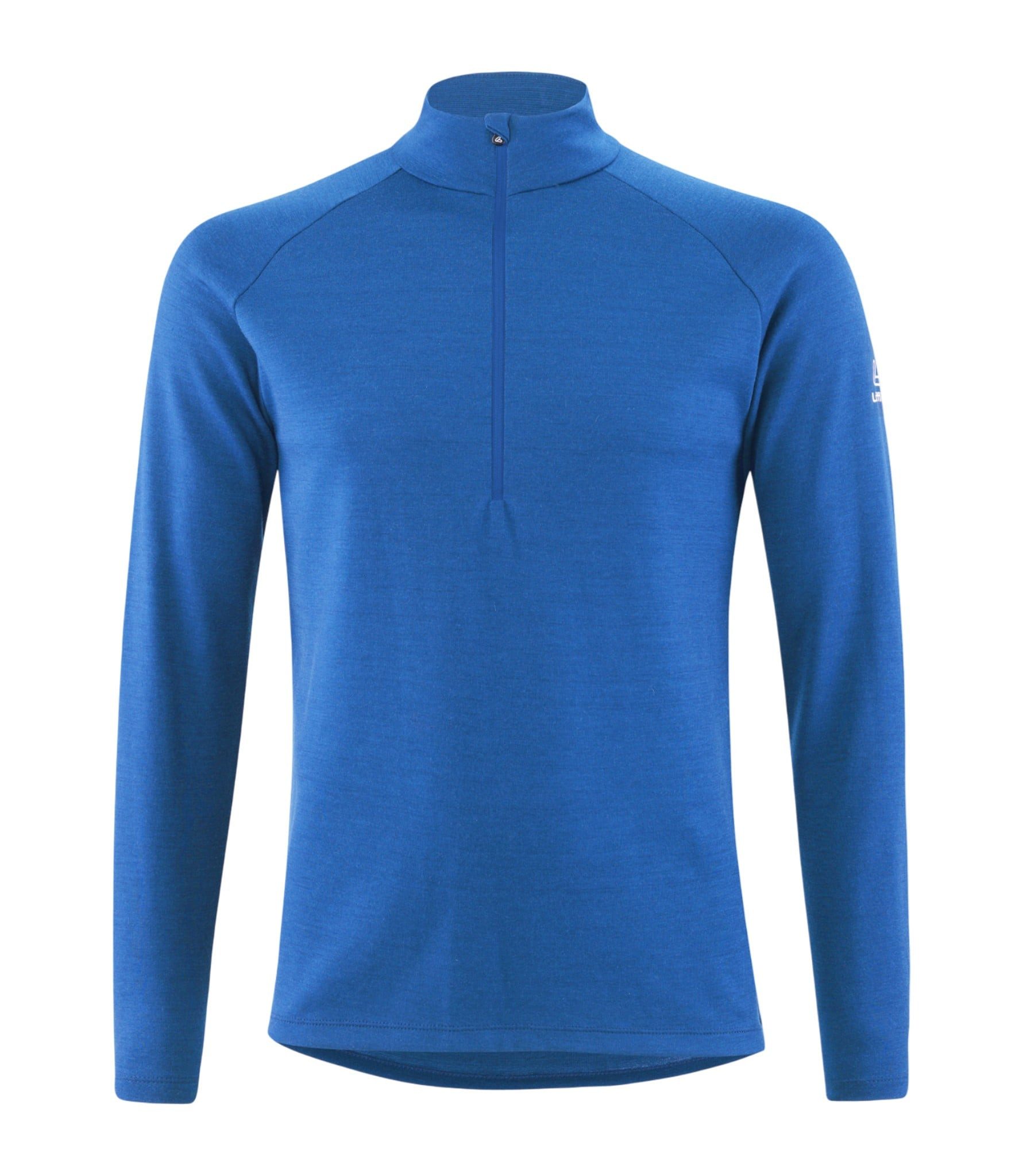 Löffler Langarmshirt Transtex Merino Midlayer (Half-Zip, wärmeisolierung) indigoblau Herren