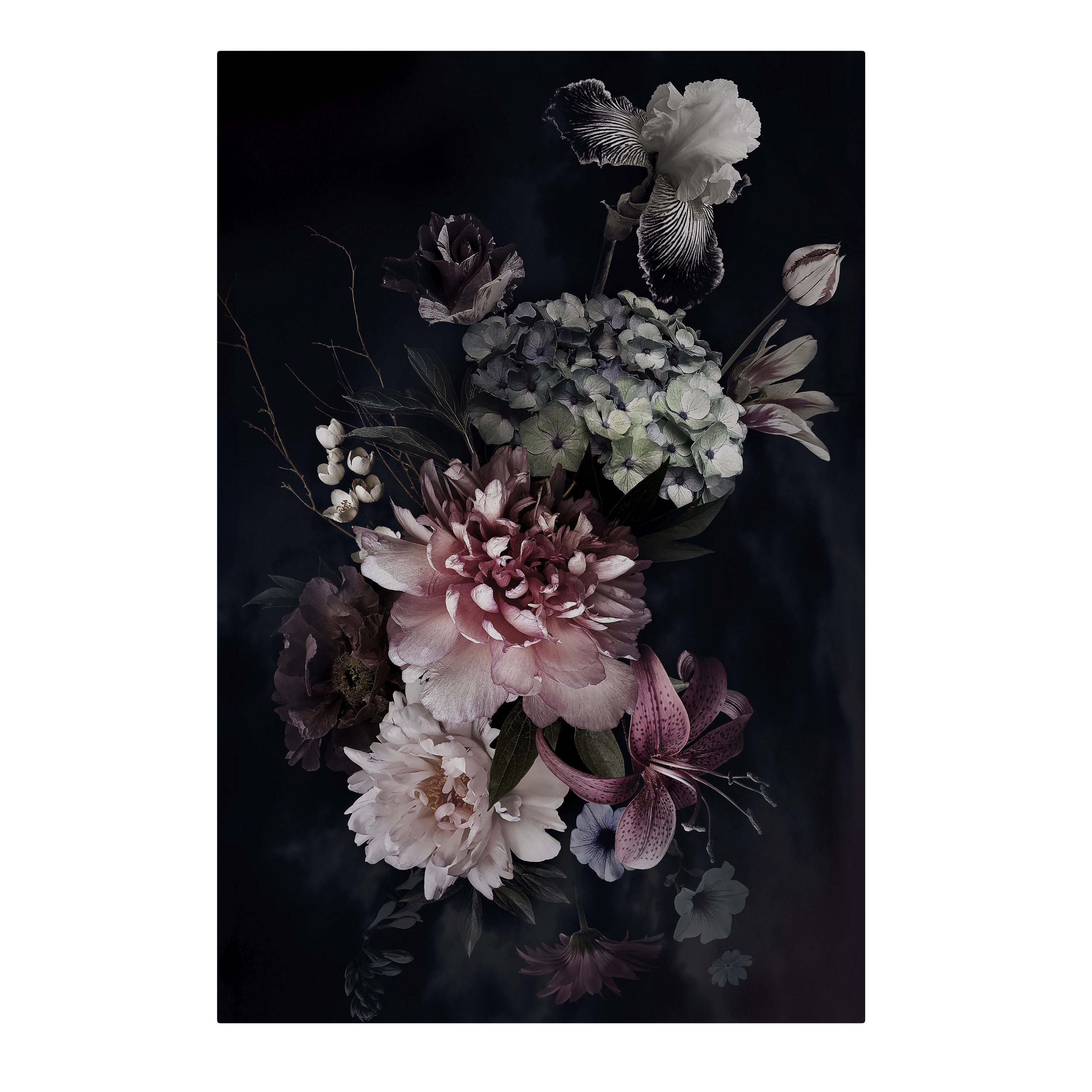 SPACEREBELS Leinwandbild PURE BLOSSOM, Romantik (1 St), 3 cm Keilrahmen, Baumwollleinwand