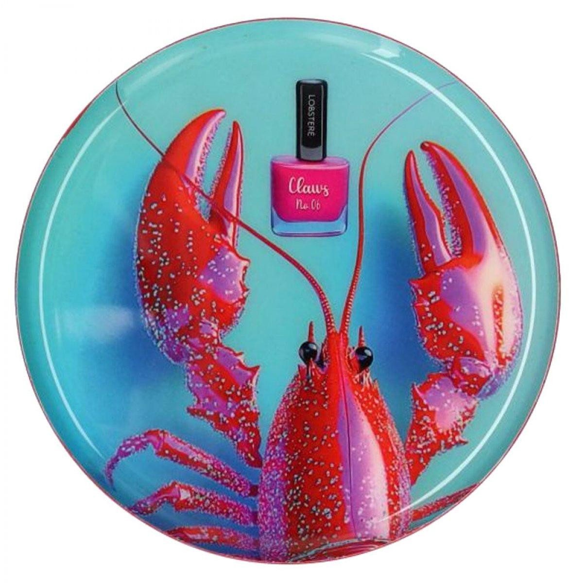 Giftcompany Tablett Dekotablett Love Trays Hummer Türkis (12,7cm)