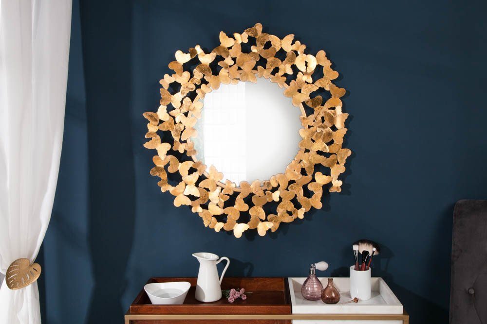 riess-ambiente Wandspiegel BUTTERFLY L 78cm gold, günstig online kaufen