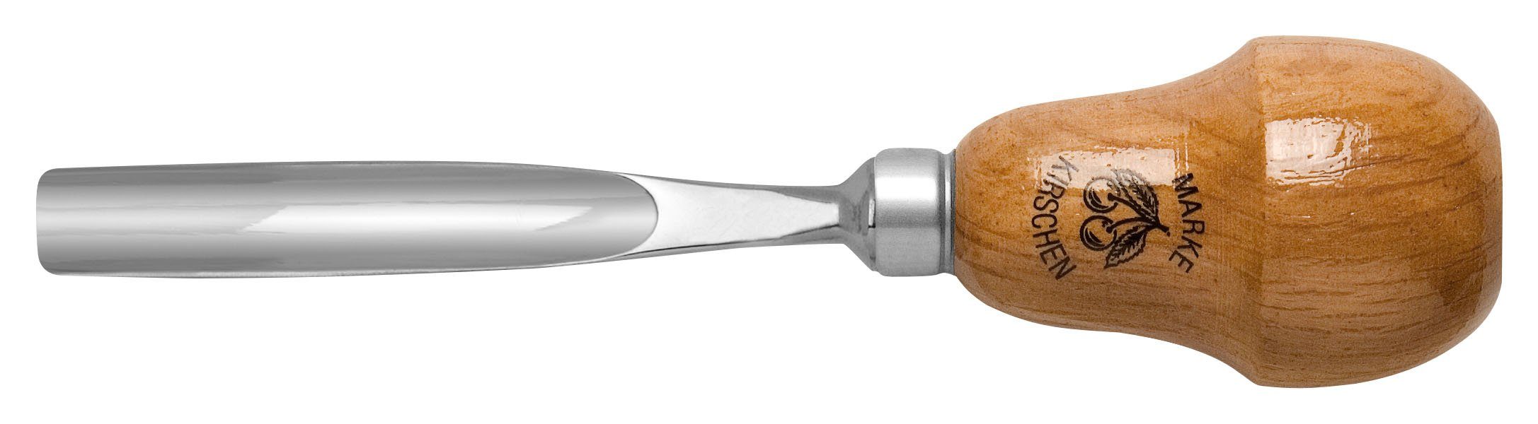 Stechbeitel mittlerer Birnenheft Kirschen - gebogen Stich mit Höhlung & Kerbschnitzbeitel KIRSCHEN 8, 6mm