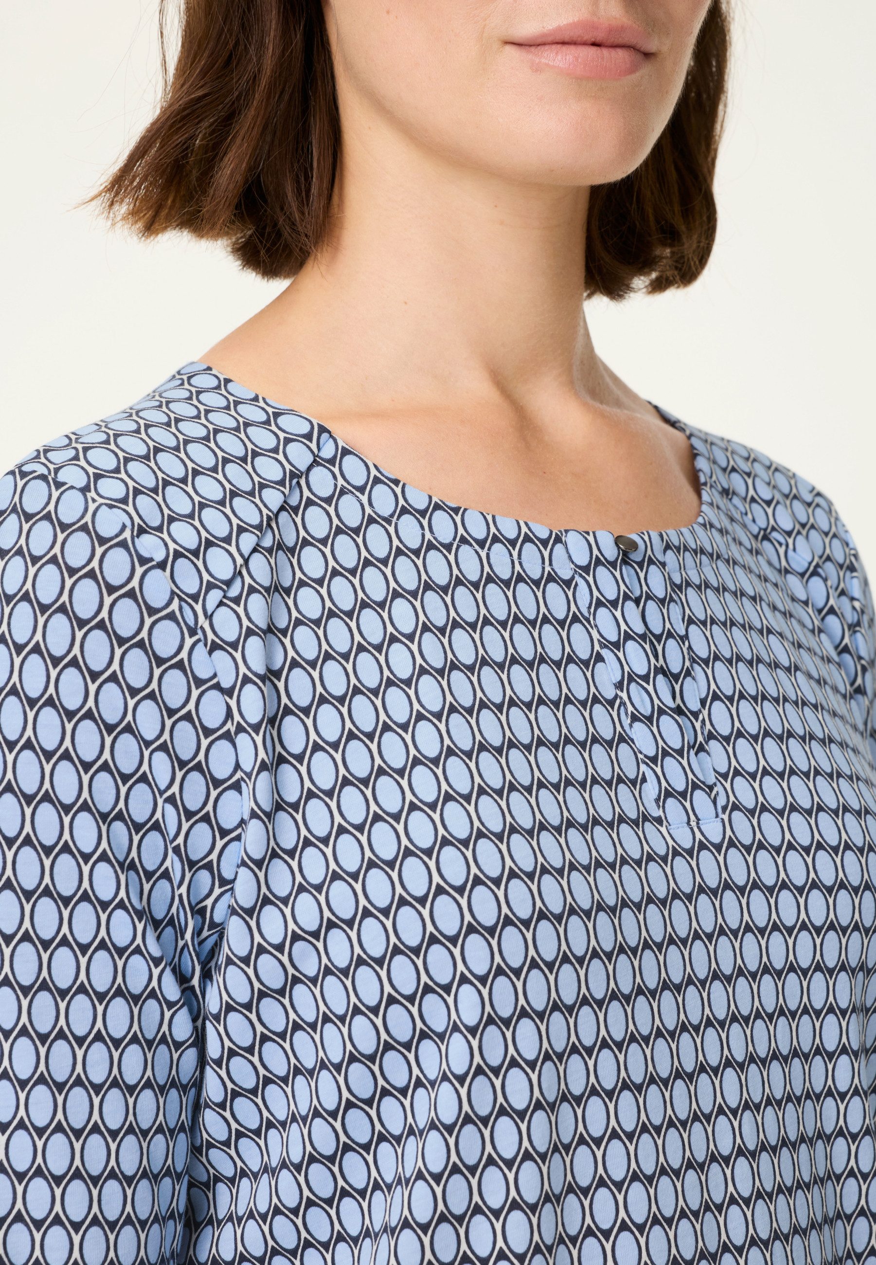 Olsen Tunikashirt mit Allover-Dessin und Tunikaausschnitt – Bild 3 von 5