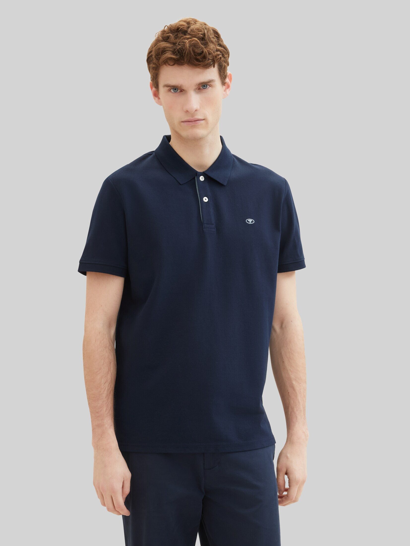 TOM TAILOR Poloshirt Poloshirts (im Einserpack) Piqué Poloshirt aus Baumwolle