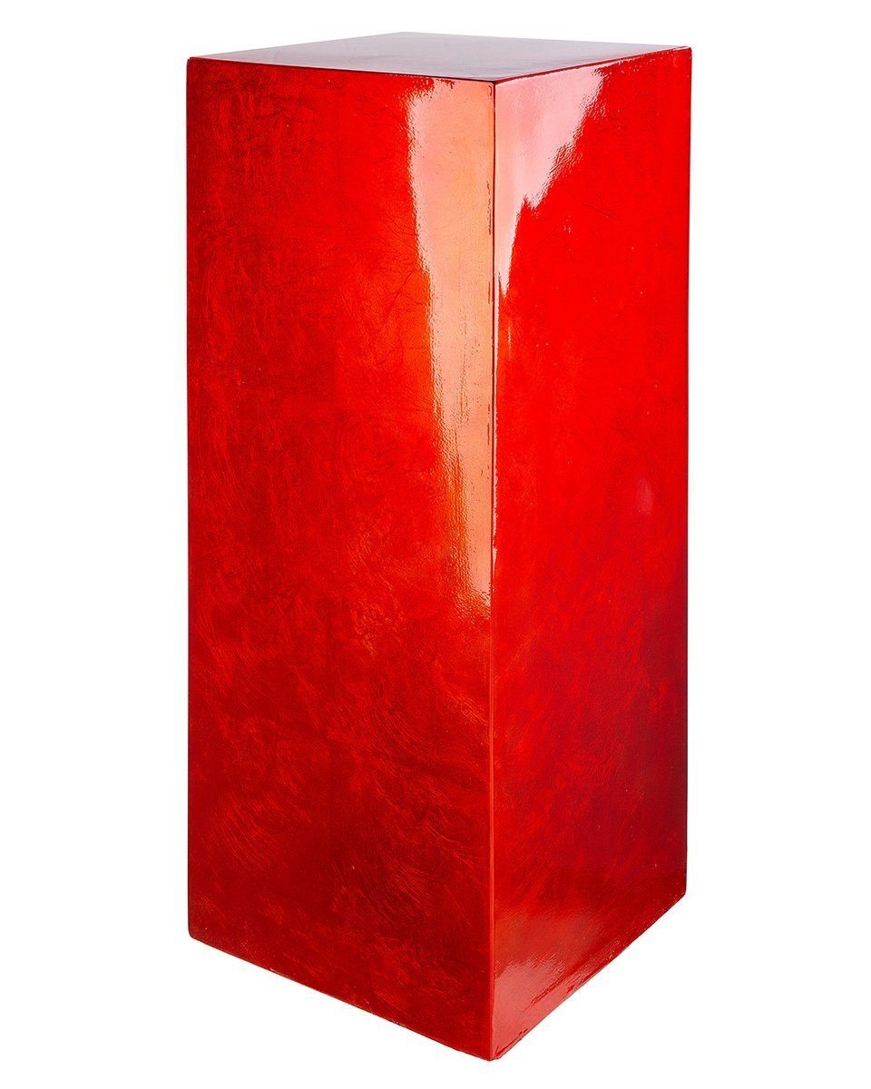 GILDE Blumentopf GILDE 100cm x 27cm - Säule - Solid H. rot B