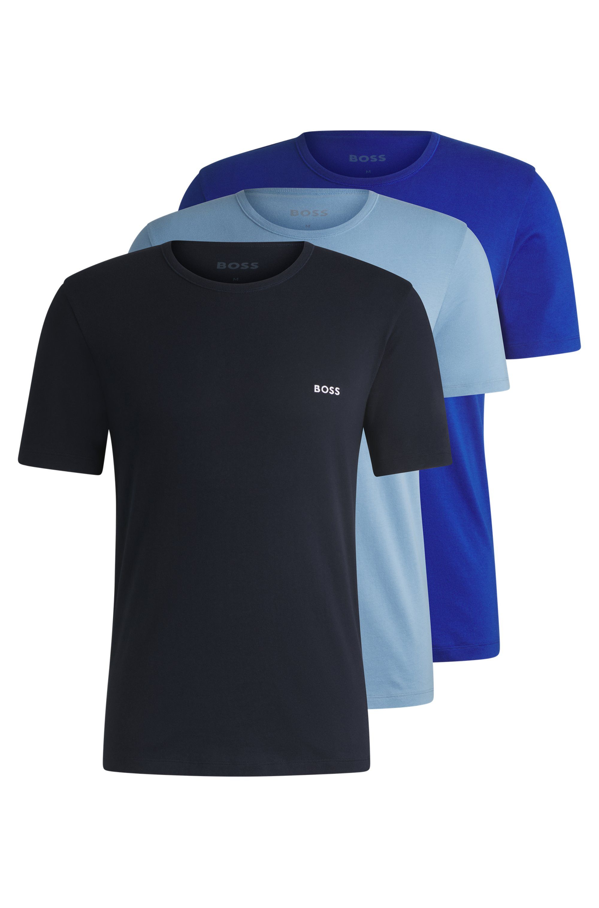 BOSS T-Shirt TShirtRN 3P Classic (Packung, günstig online kaufen