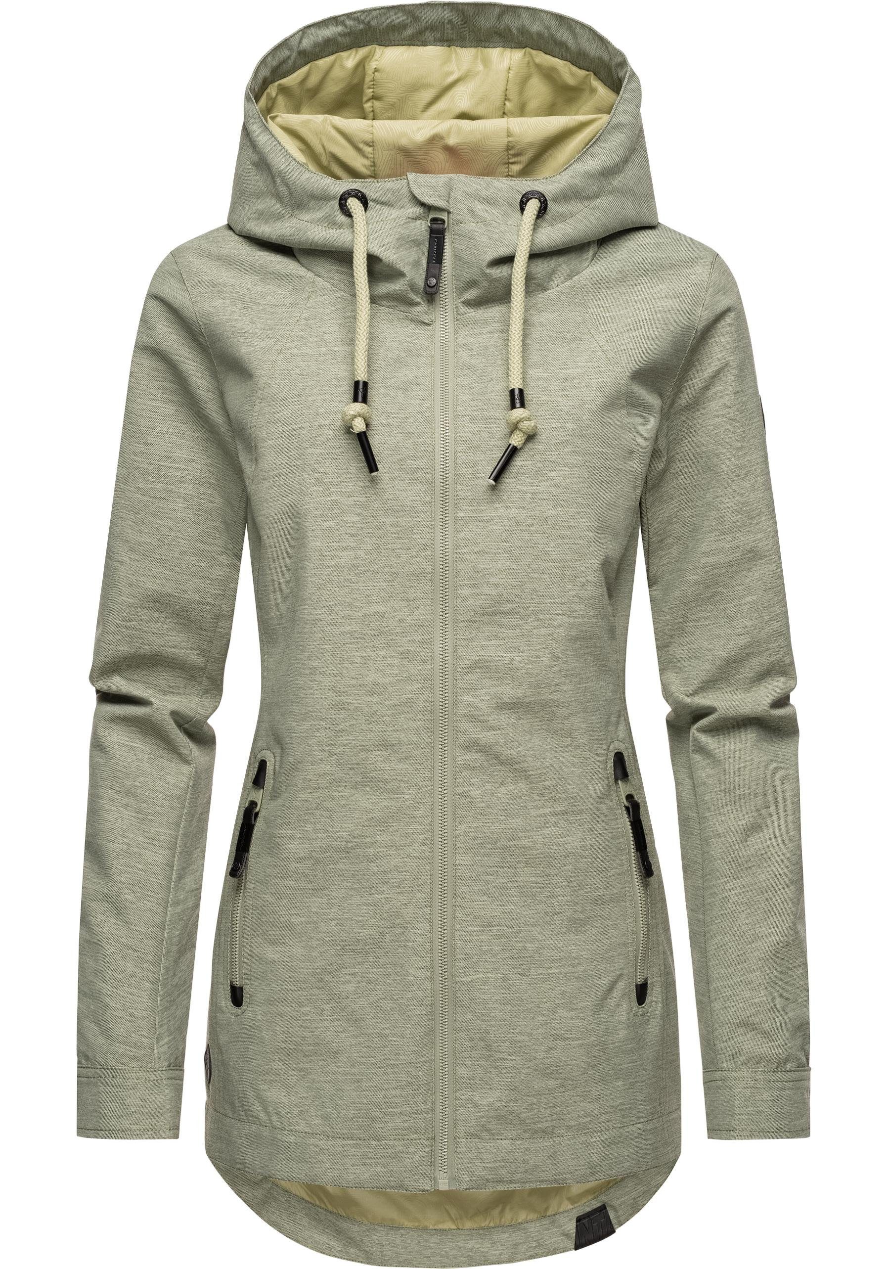 Ragwear Outdoorjacke Zuzka stylische Übergangsjacke mit großer Kapuze günstig online kaufen