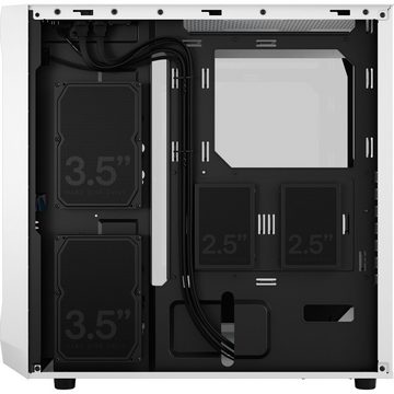 Fractal Design PC-Gehäuse Focus 2 RGB White TG Clear Tint
