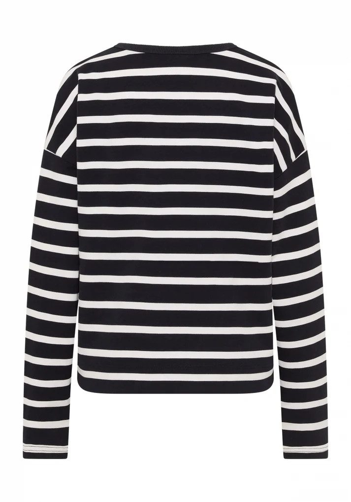 Elbsand Sweatjacke Sweatshirt Elva ELBSAND Coldwater_Cloud White_stripe günstig online kaufen