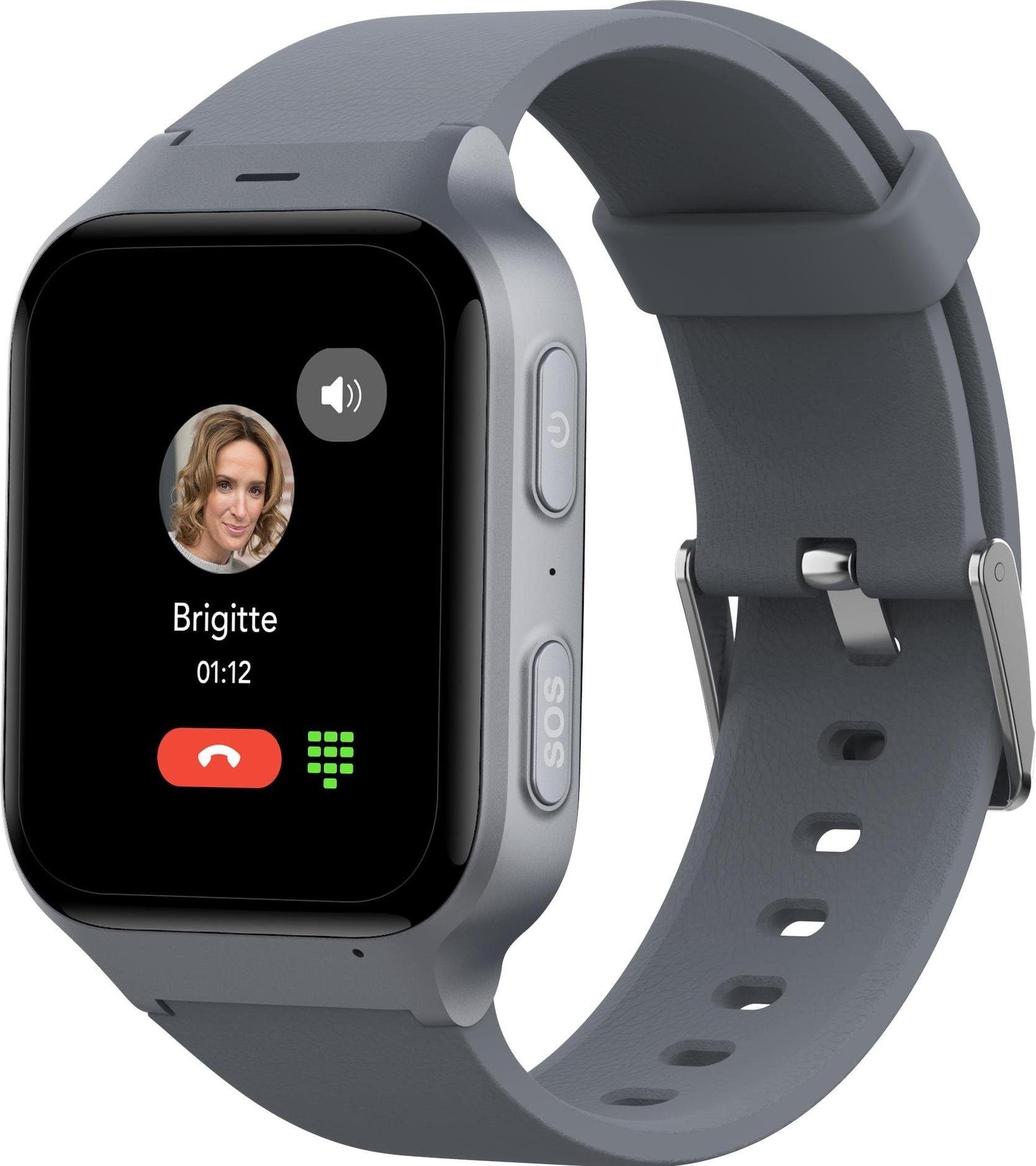 TCL TCL Safety Watch MT43AX Sturzerkennung, Telefonuhr Notruf-Knopf & GPS Smartwatch