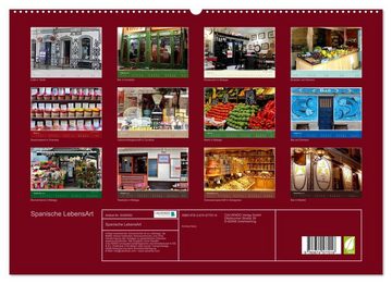 CALVENDO Wandkalender Spanische LebensArt (Premium, hochwertiger DIN A2 Wandkalender 2023, Kunstdruck in Hochglanz)