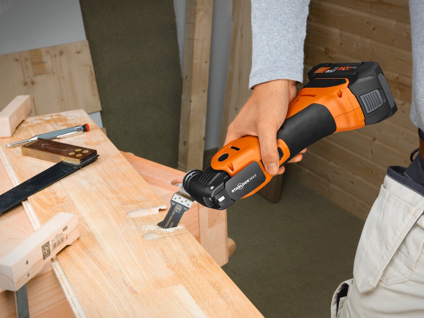 Fein Multitool »Fein Akku Multimaster AMM 700 MAX TOP AS (18 V, ohne