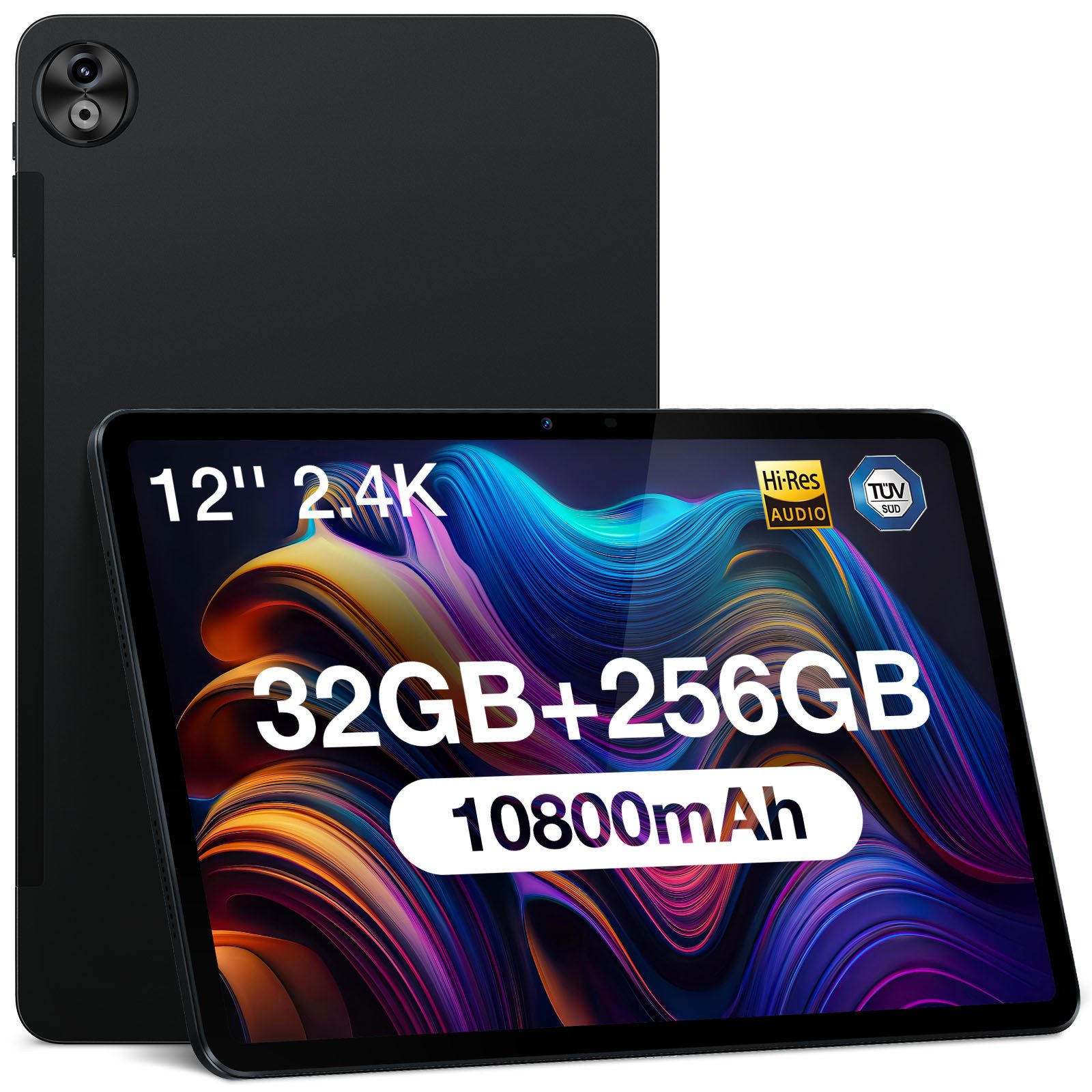 DOOGEE T20ULTRA 12 Zoll Android Gaming Tablet 12GB RAM 256GB ROM(2TB TF) Tablet (12", 256 GB, Android 13, 4G, 2.4K Display, 16MP+8MP Dual SIM, 4G LTE /5G WiFi/GMS/GPS/Widevine L1)
