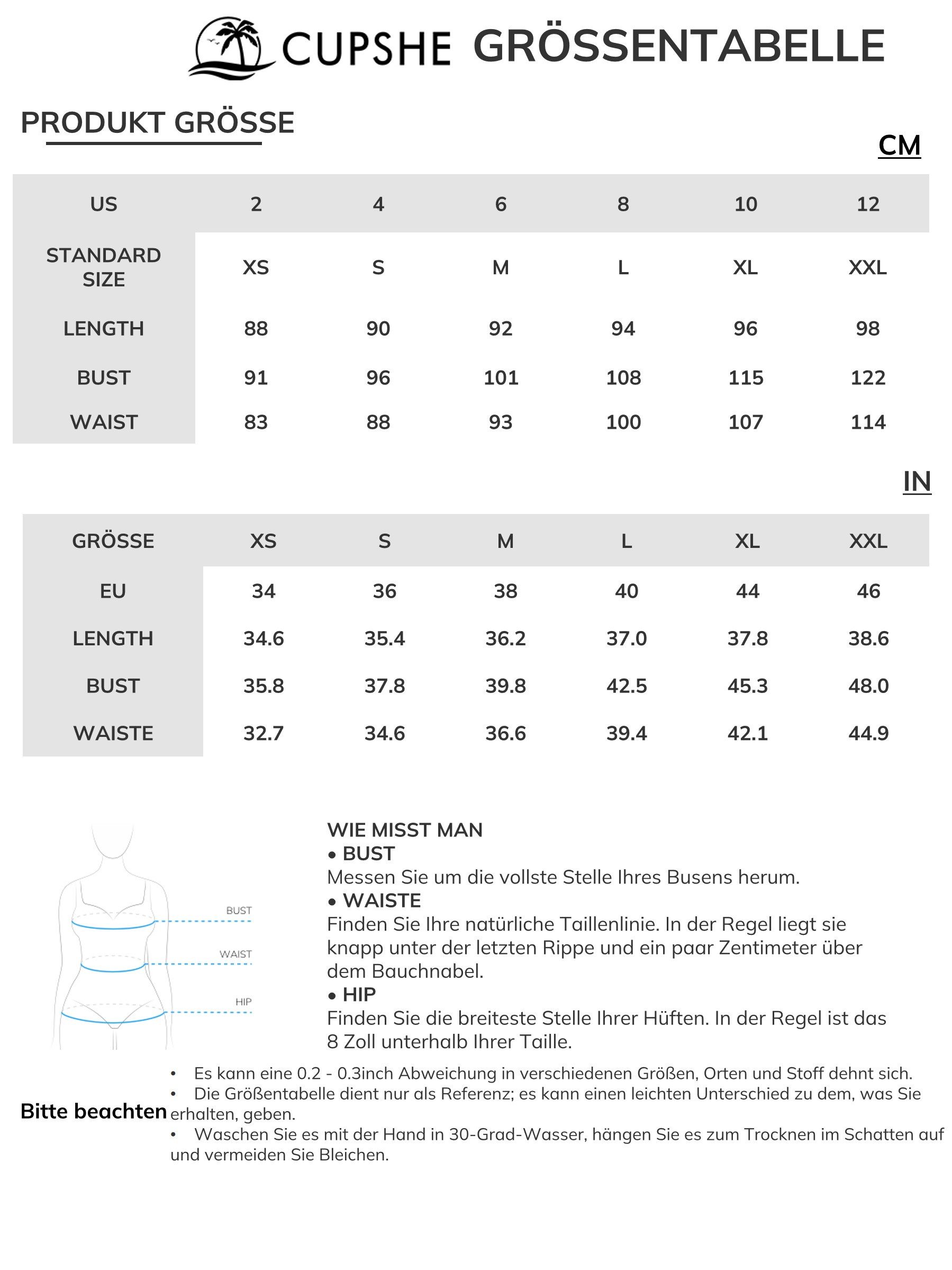 Cupshe Minikleid Geometrisches Minikleid Gestreifter Druck Mini H Silhouette
