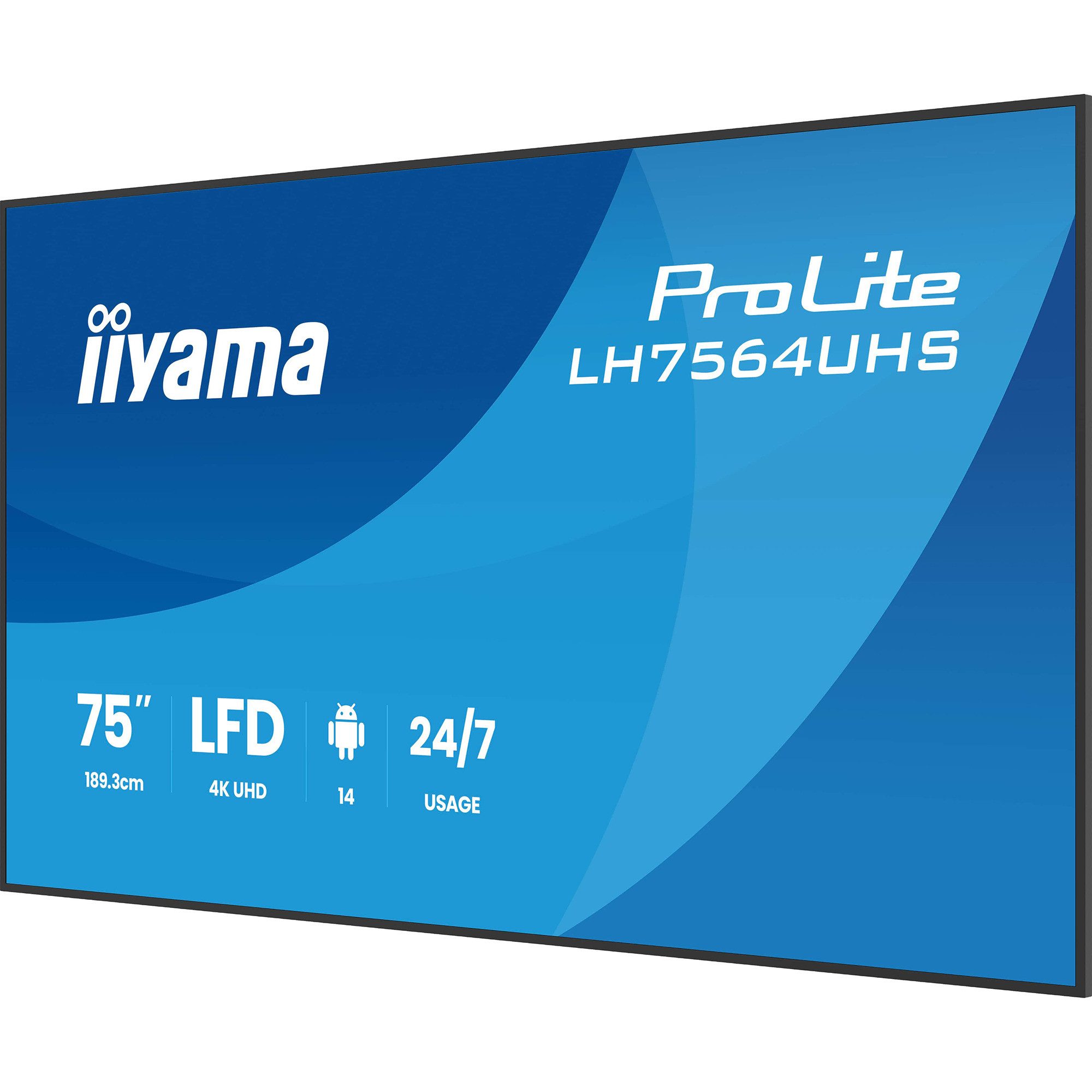 Iiyama iiyama ProLite LH7564UHS-B1AG, Public Display, TFT-Monitor (3840 x 2160 px)
