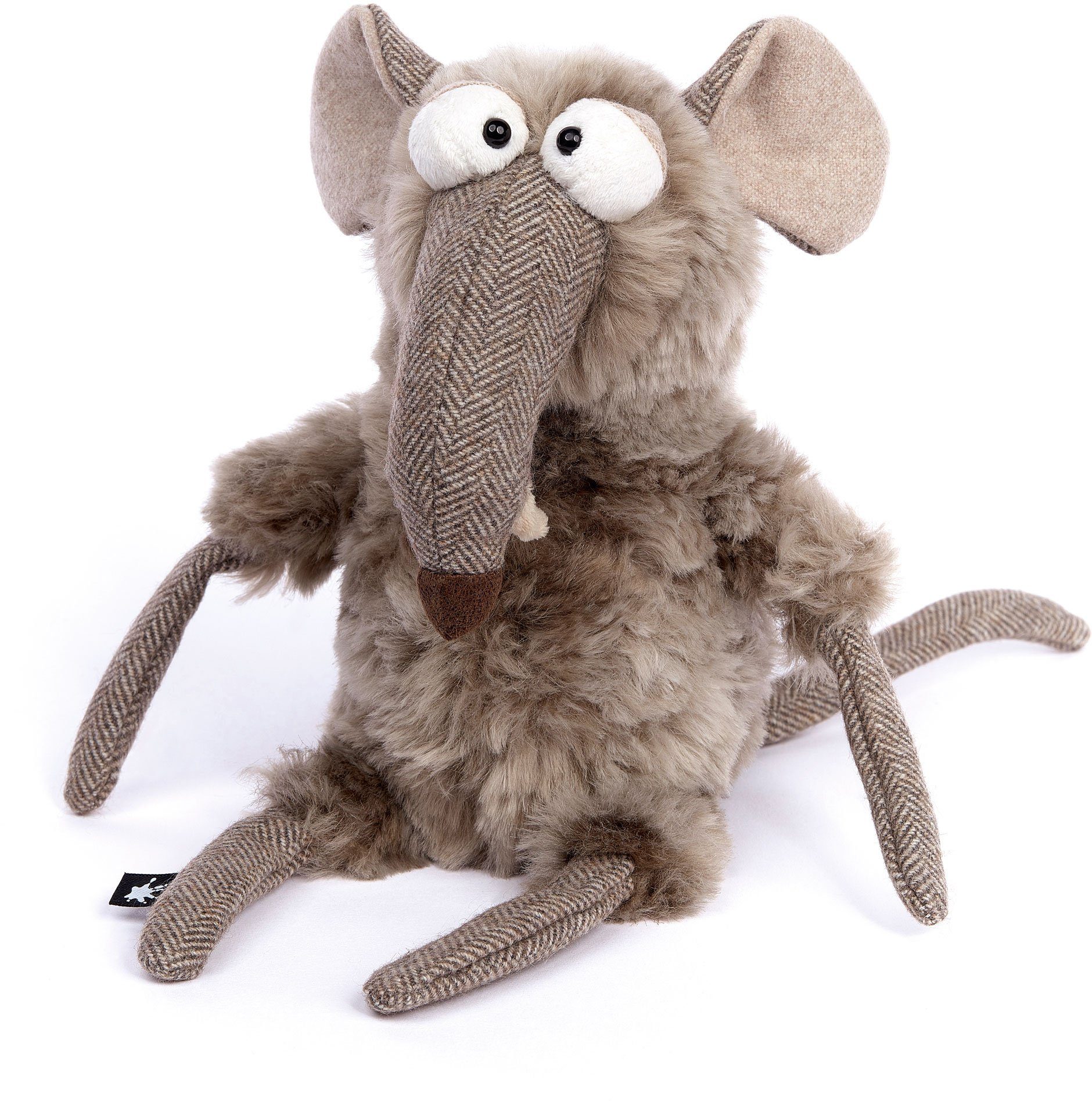 Image of sigikid BeastsTown Kuscheltier Maus "Quick & Dirty", 28 cm, grau