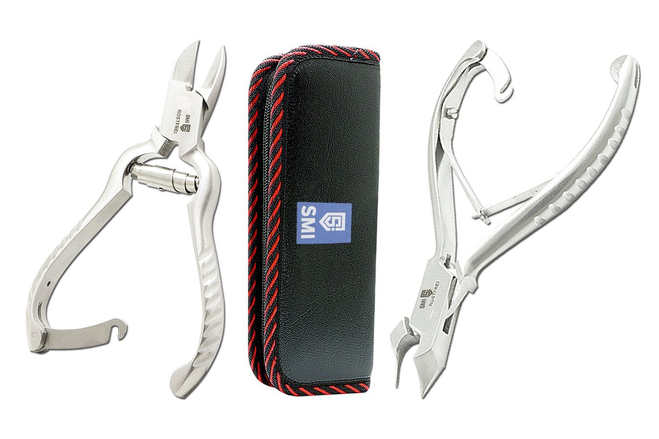 Nagelzange Nagelzange Set starke Nägel Eckenzange Kopfschneider Kopfzange +Etui