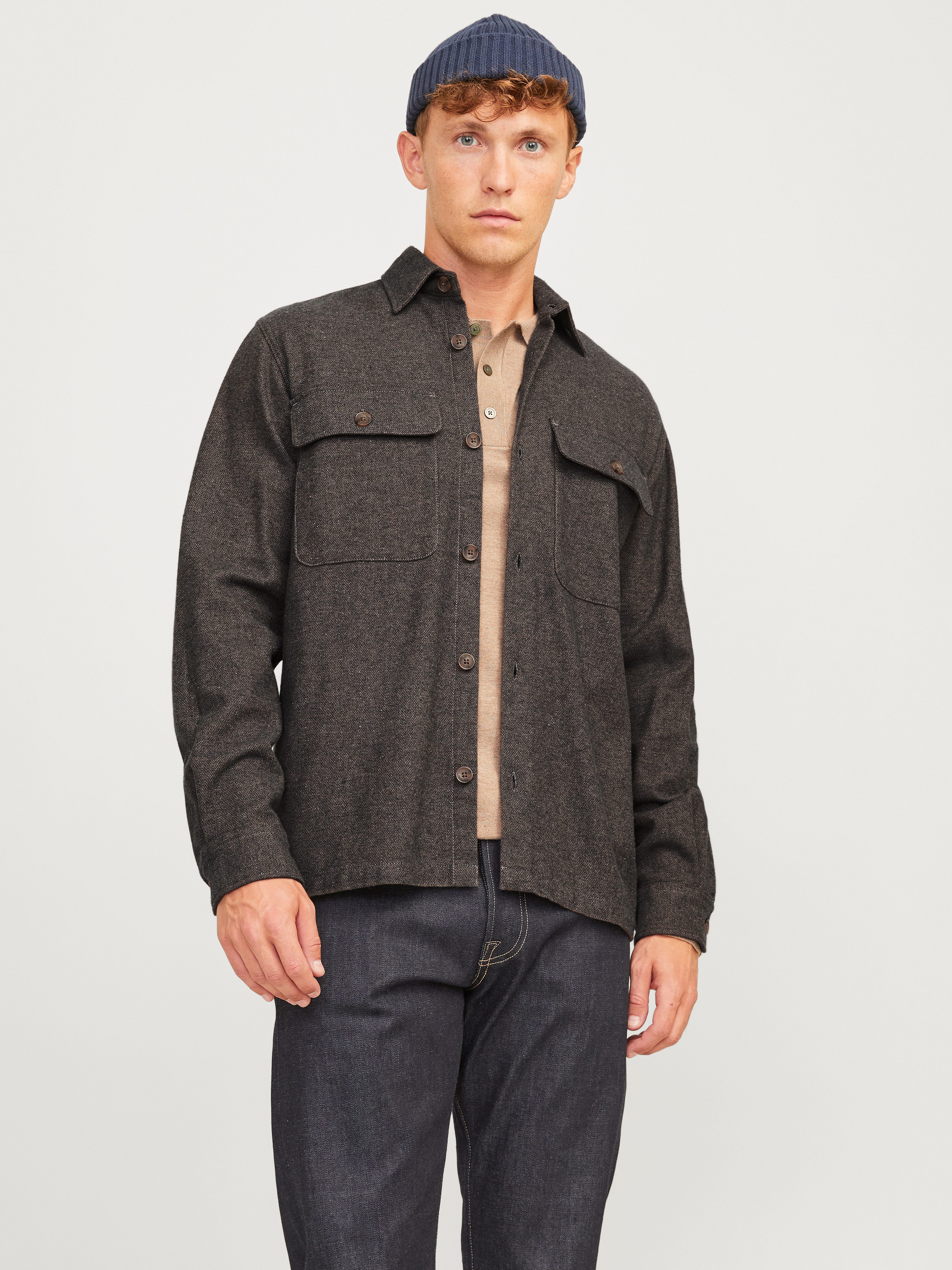 Jack & Jones Langarmhemd JPRRAYMOND MELANGE günstig online kaufen