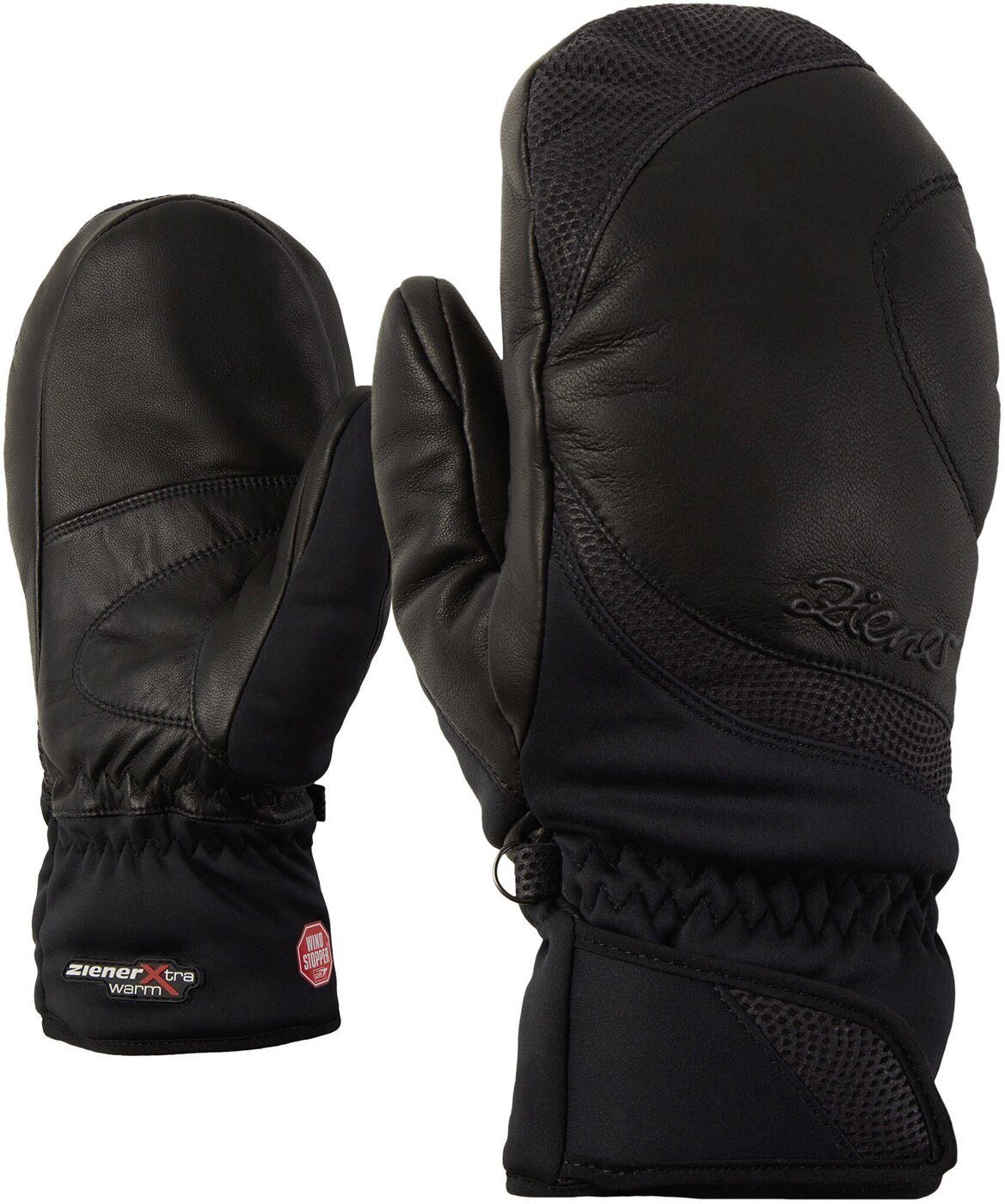 [Vom Hersteller generalüberholtes Produkt] Ziener Skihandschuhe KOKOMO 12 Mitten lady GWS PR glove black