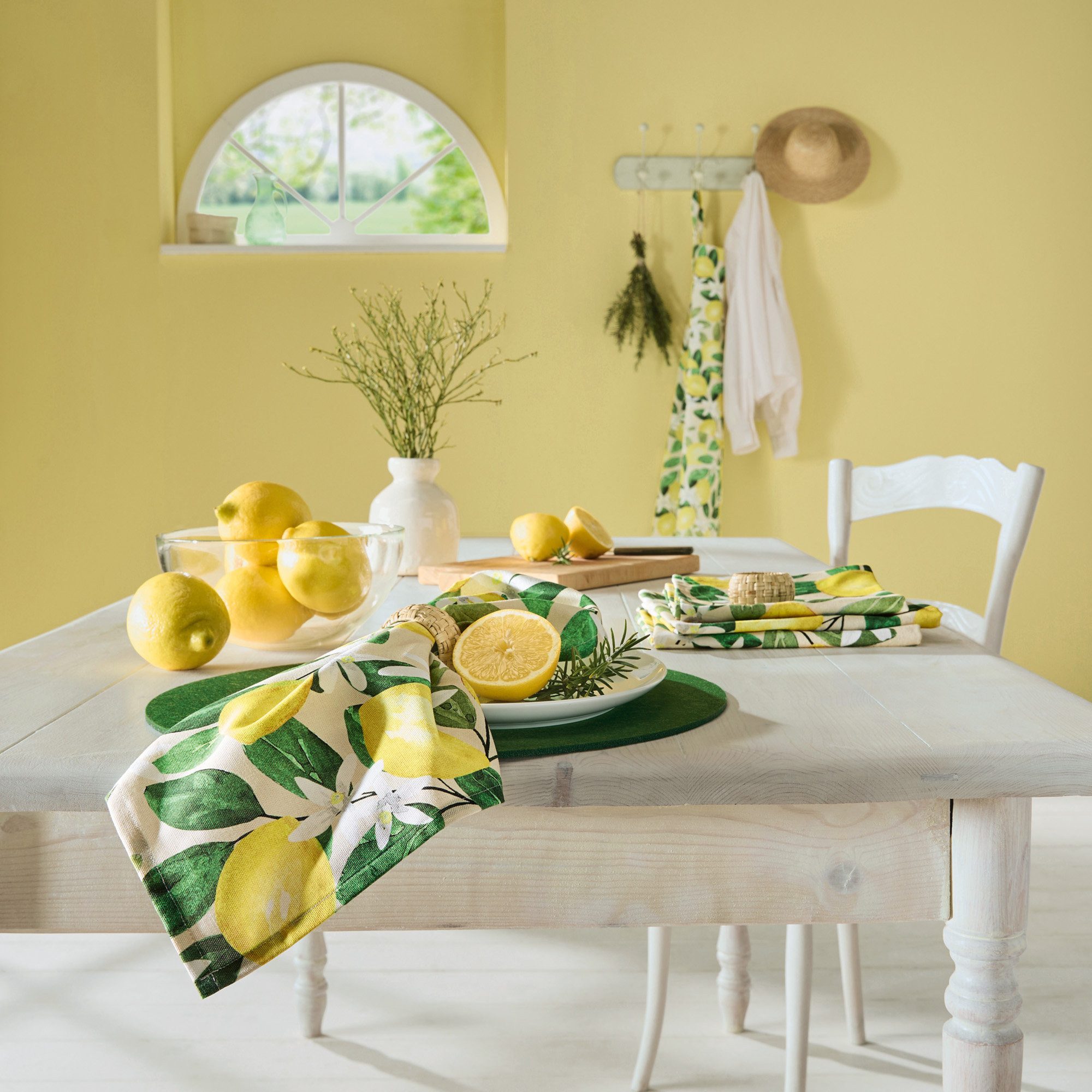 Erwin Müller Stoffserviette Serviette 6er-Pack, Baumwolle Motiv