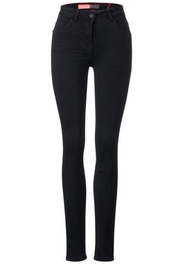 Cecil Slim-fit-Jeans Slim Fit Jeans Style Vicky Leichter Glanz, dunkle Waschung