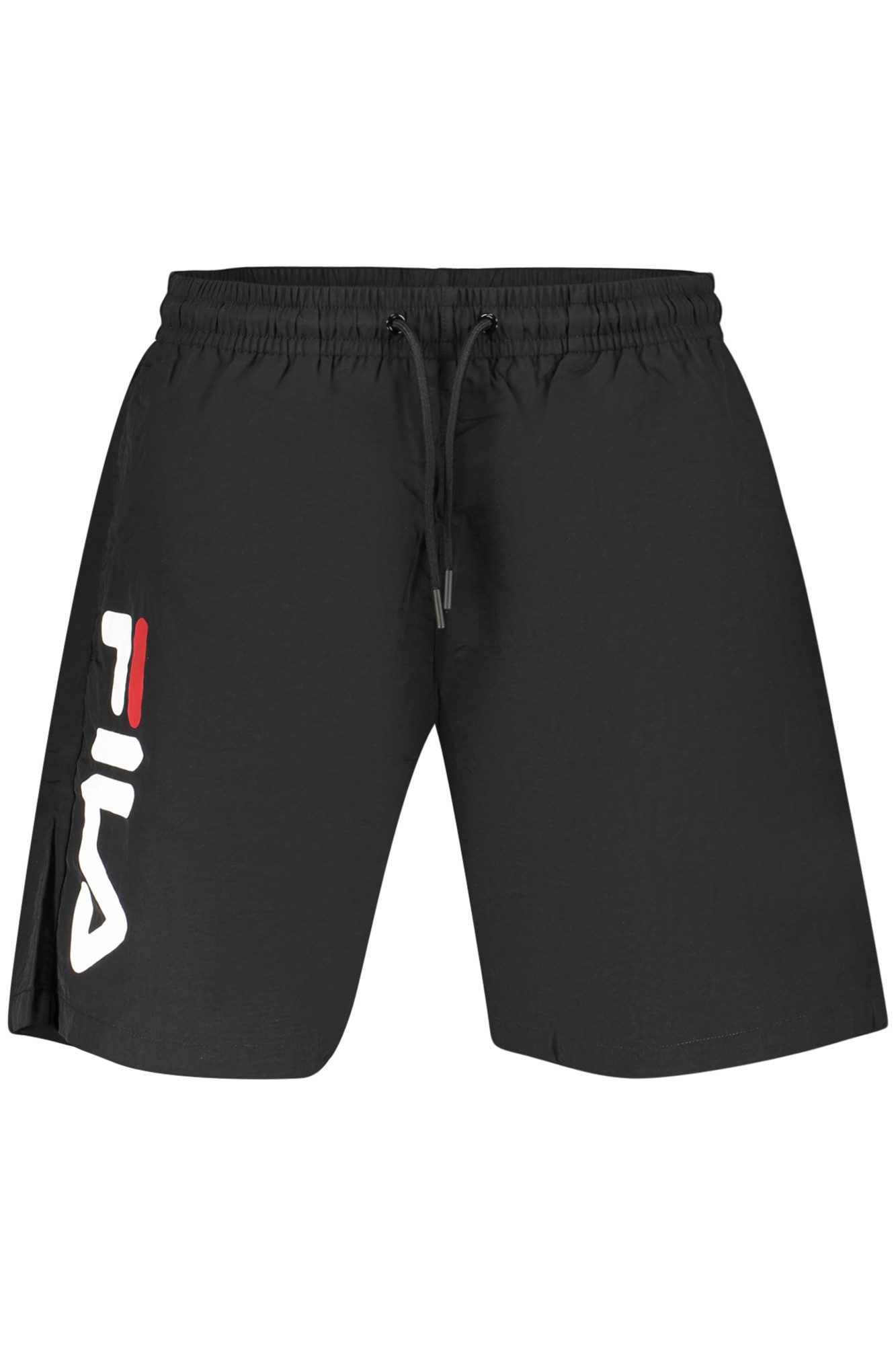 Fila Badeshorts Herren-Badehose Schwarz: Komfortable Badeboxer mit Elastikbund