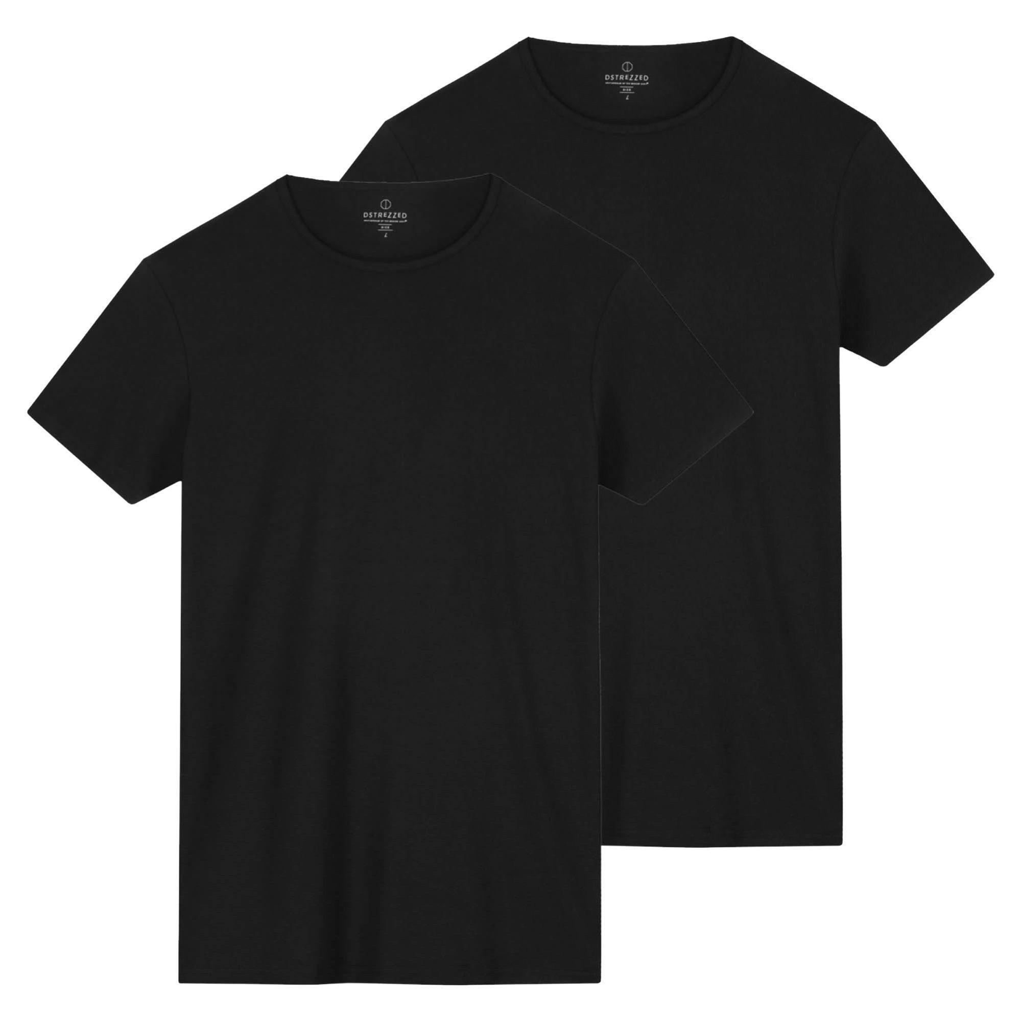 Dstrezzed T-Shirt Herren T-Shirt 2er Pack Baumwolle (Packung, 2er Pack)