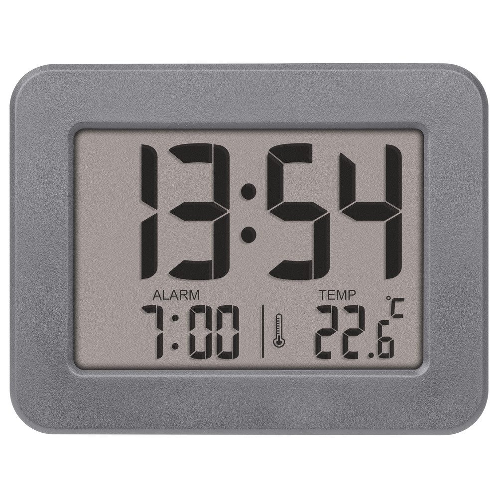 TFA Dostmann Wecker TFA Dostmann 60.2044.10 Quarz Wecker Grau Alarmzeiten 1 – Bild 3 von 4