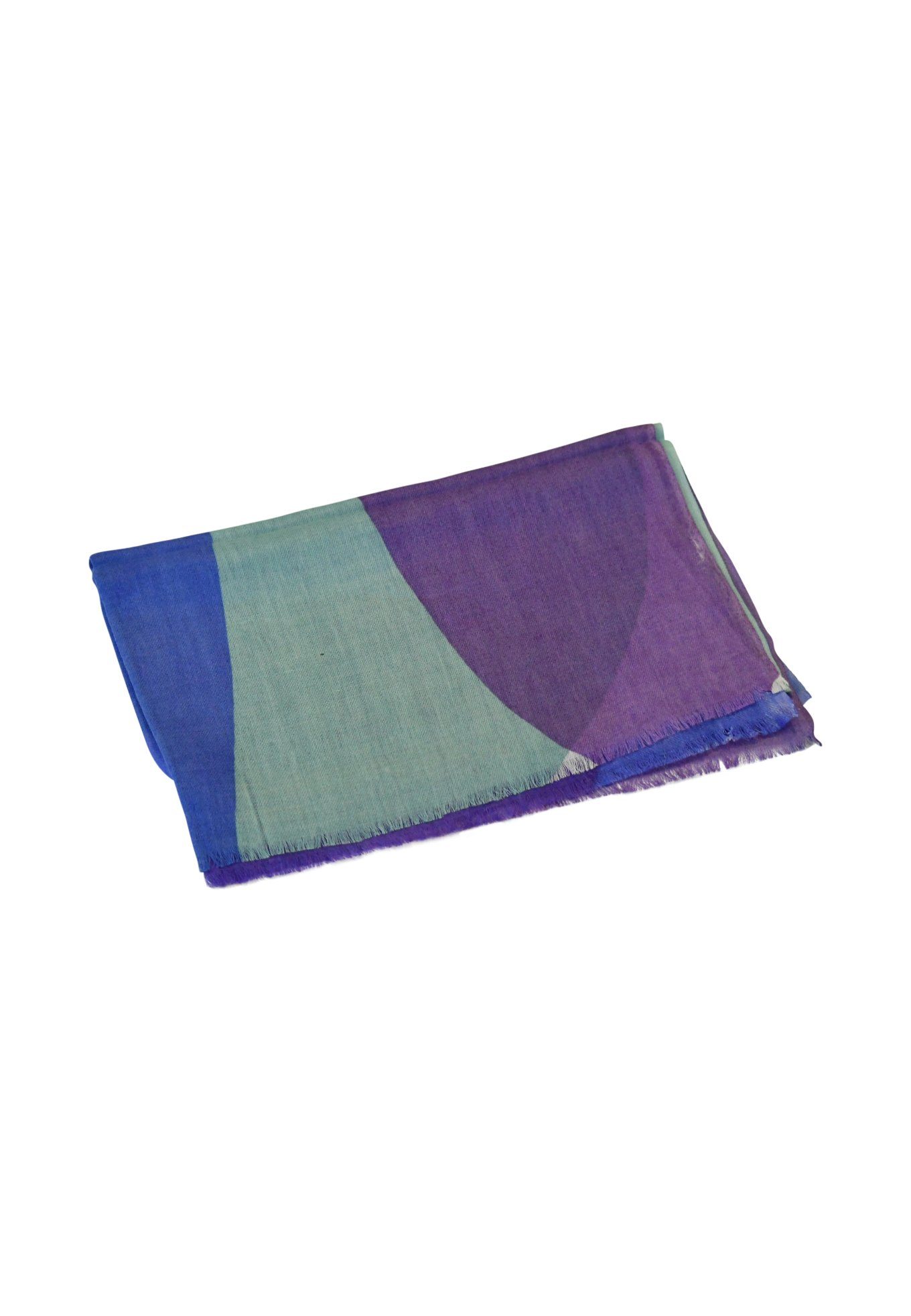 Blue Chilli Schal Farbtöne, Pracht, lebendige unverwechselbar Premium-Wollschal Abstrakte Enthüllter abstrakter Muster1 mit Brillanz