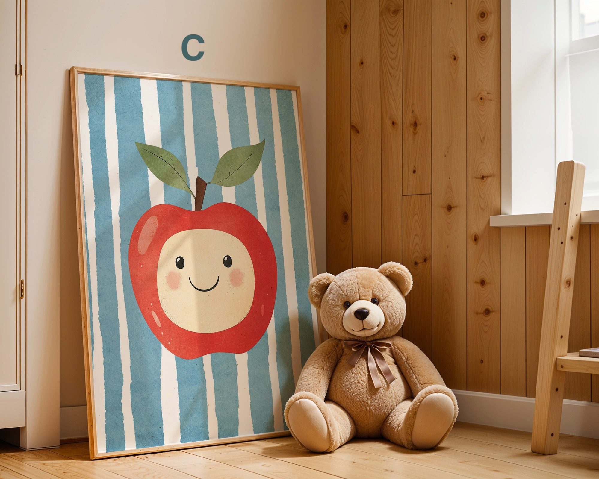 JUSTGOODMOOD Poster Obst & Tiere, C günstig online kaufen