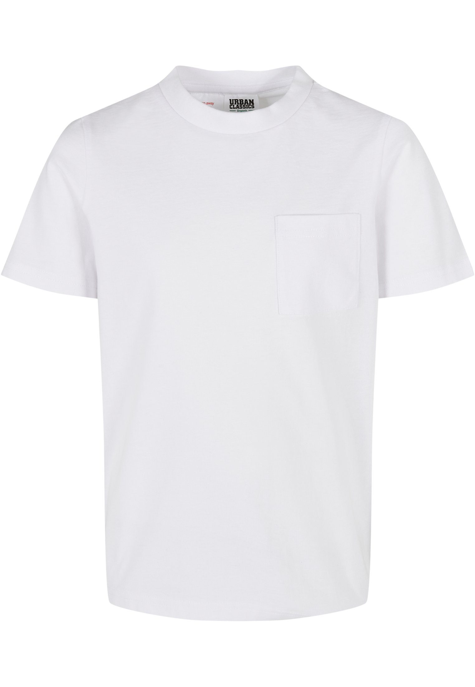 Tee Cotton Baumwollmischung CLASSICS aus 2-Pack (1-tlg), URBAN Basic Stylisches Kurzarmshirt Kinder Boys angenehmer Pocket Organic T-Shirt