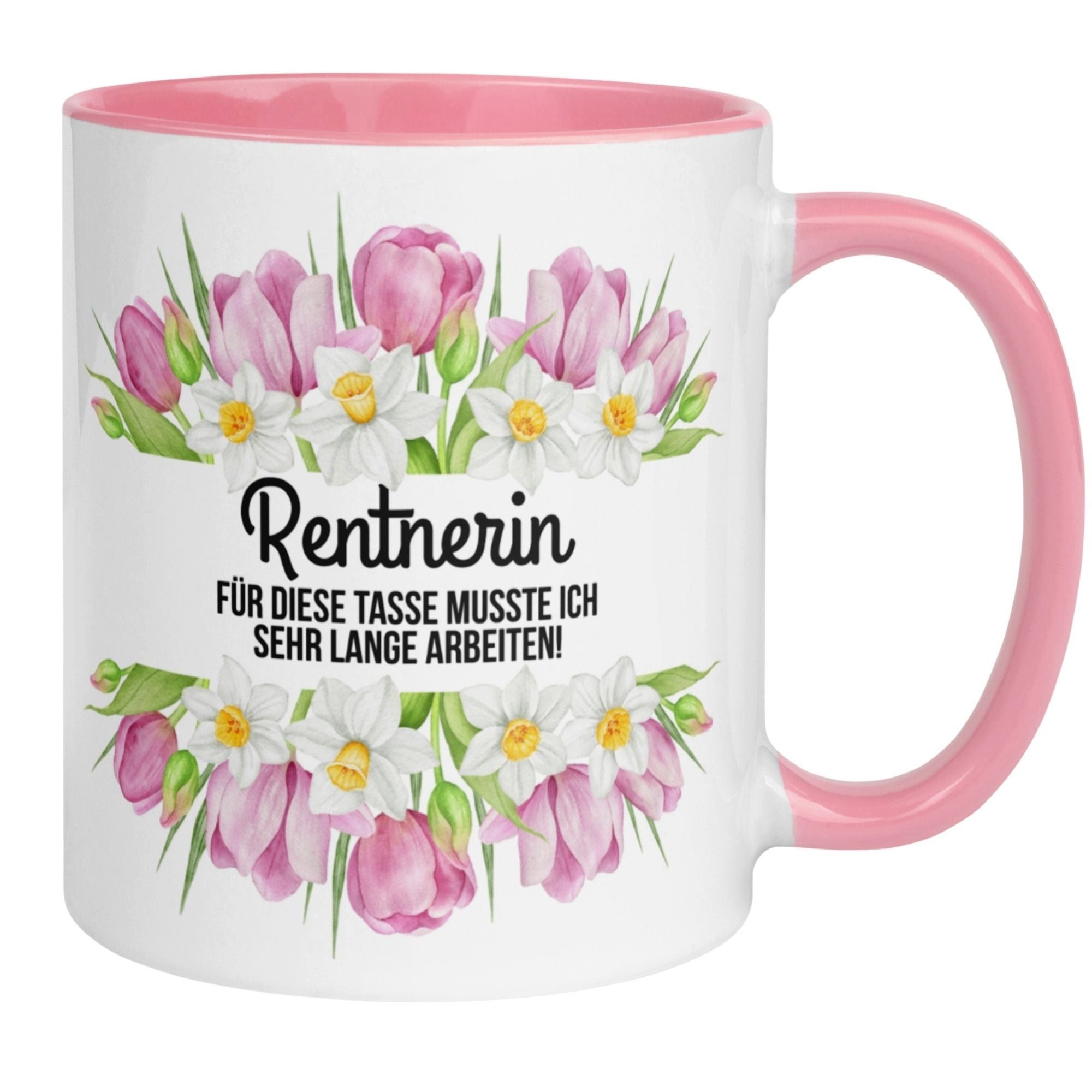Momentals Tasse Rentnerin – Für die Tasse musste ich sehr lange arbeiten – Rente Frau, Gratis Versand · Links-&Rechtshänder · Spülmaschinenfest