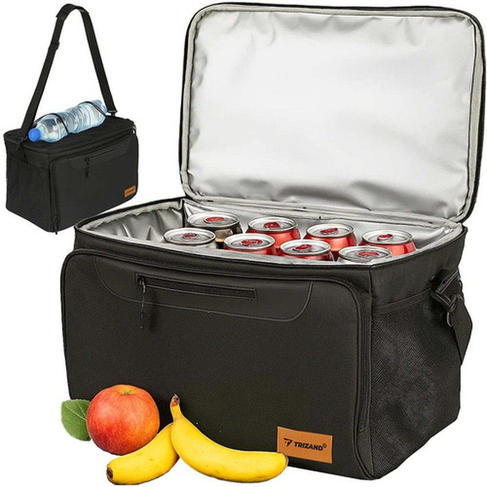 Trizand Picknicktasche Thermotasche 30 L Getränkerucksack (Spar-Set, 1-tlg., wasserdicht), Wärmedämmschicht hält Speisen und Getränke lange frisch