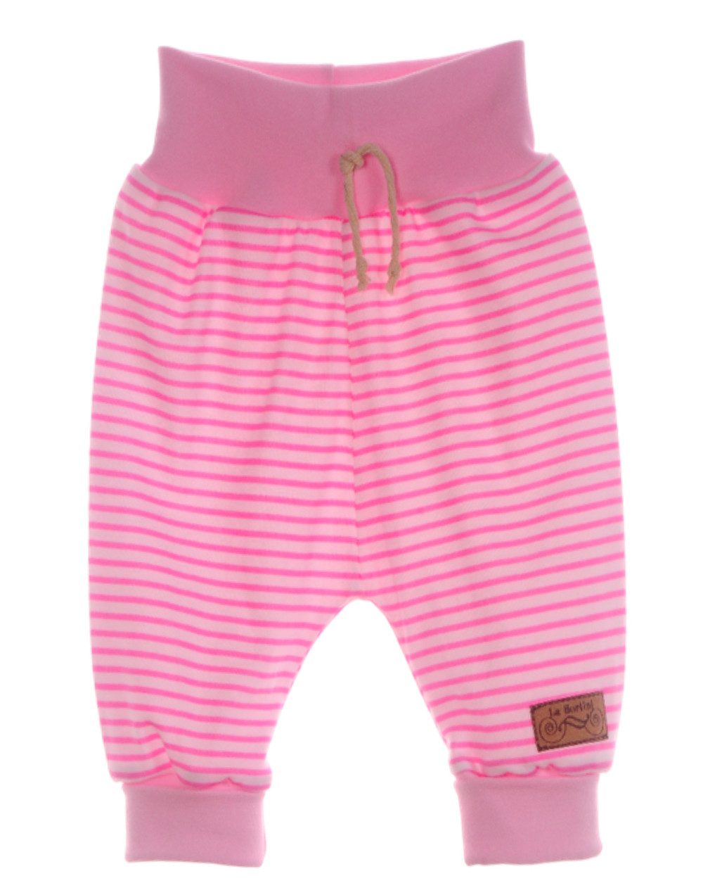 Schlupfhose Baby Hose Mitwachsfofe Erstlingshose für Mädchen Babyhose in Rosa