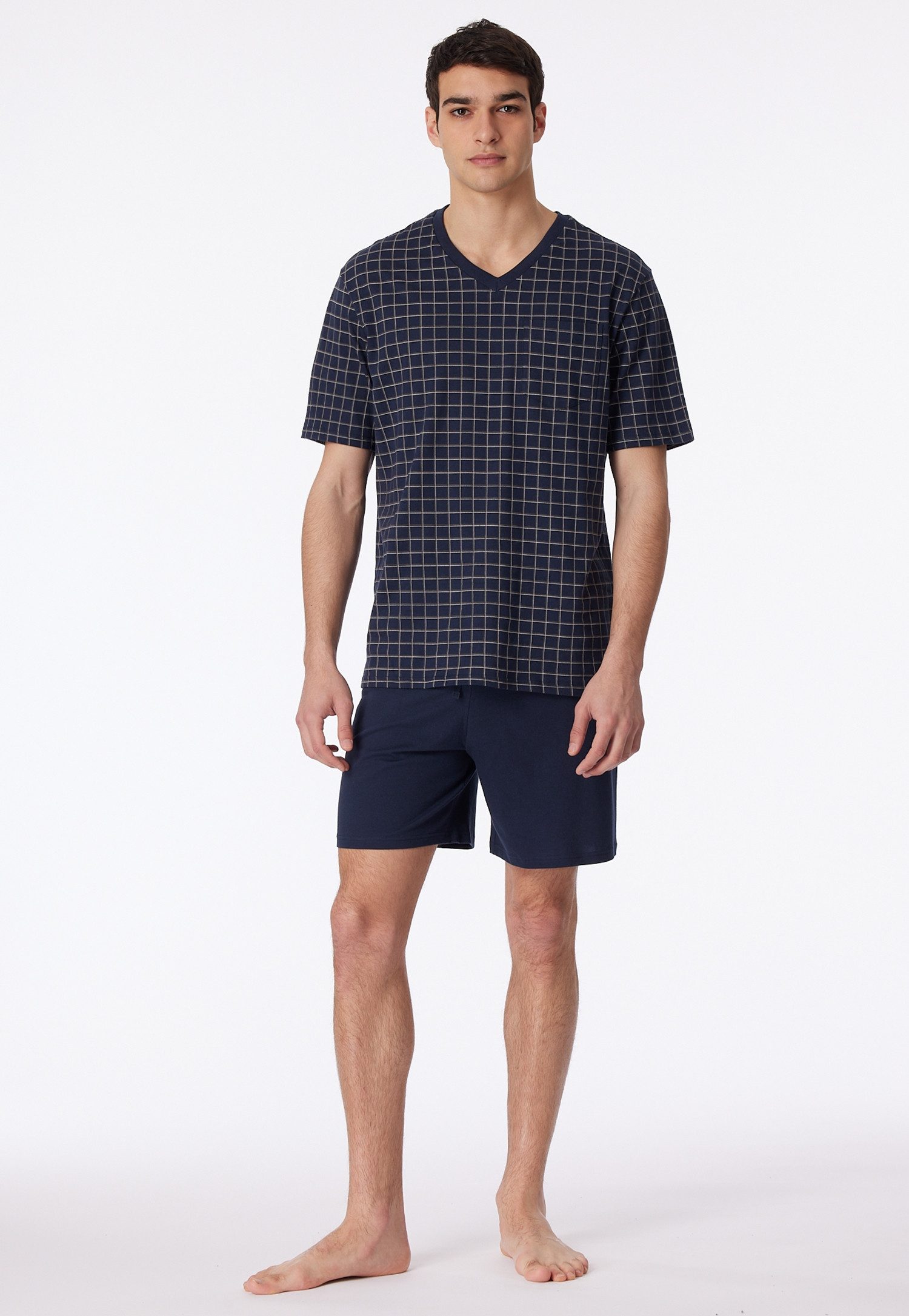 Schiesser Shorty Schlafanzug kurz