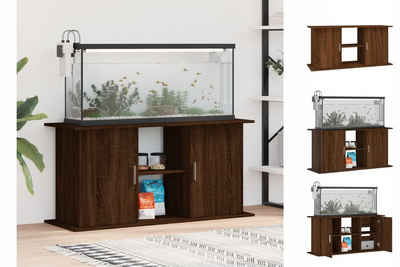 vidaXL Aquariumunterschrank Aquariumständer Braun Eichen-Optik 121x41x58 cm Holzwerkstoff Aquarium