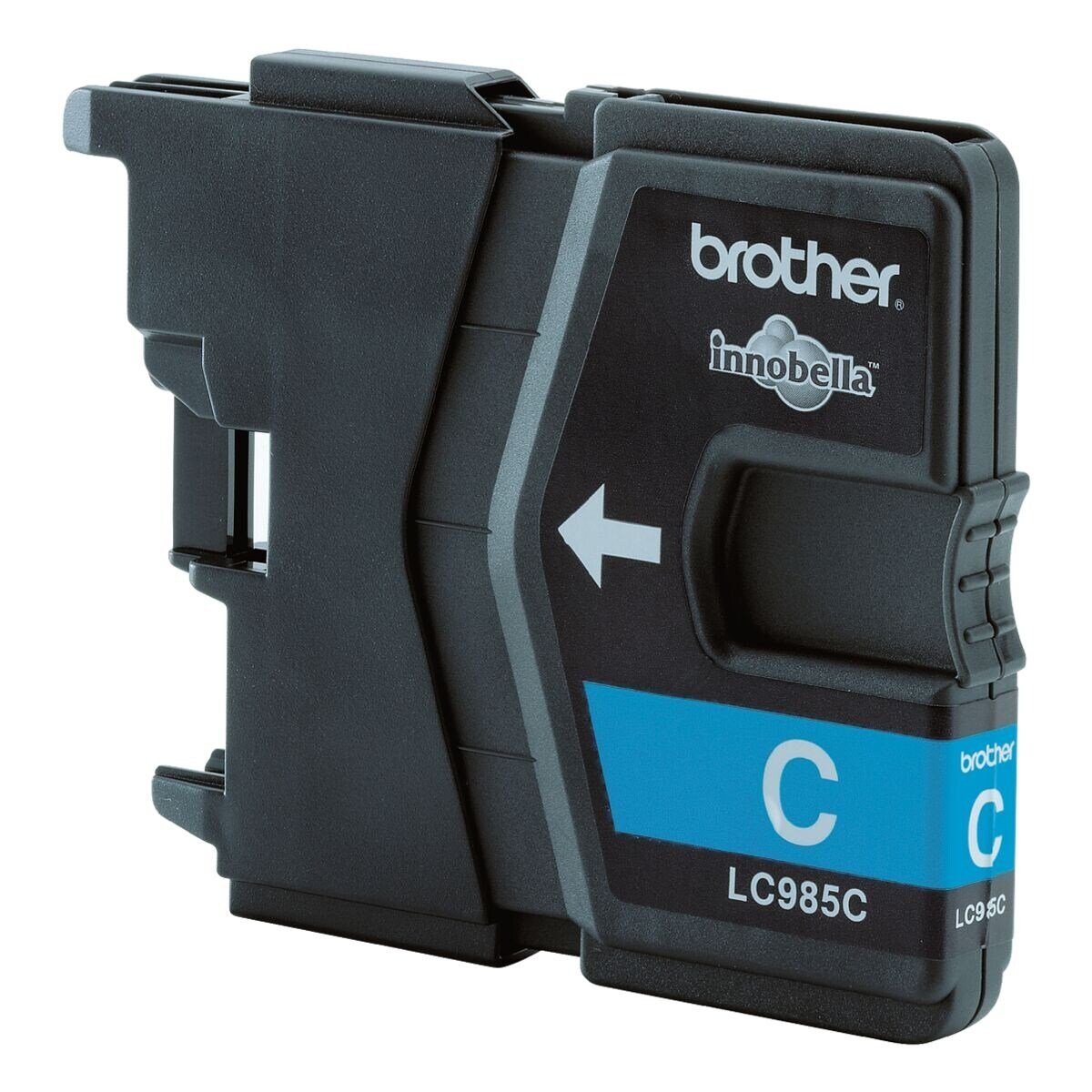 Brother LC-985C Tintenpatrone (Original Druckerpatrone, cyan)
