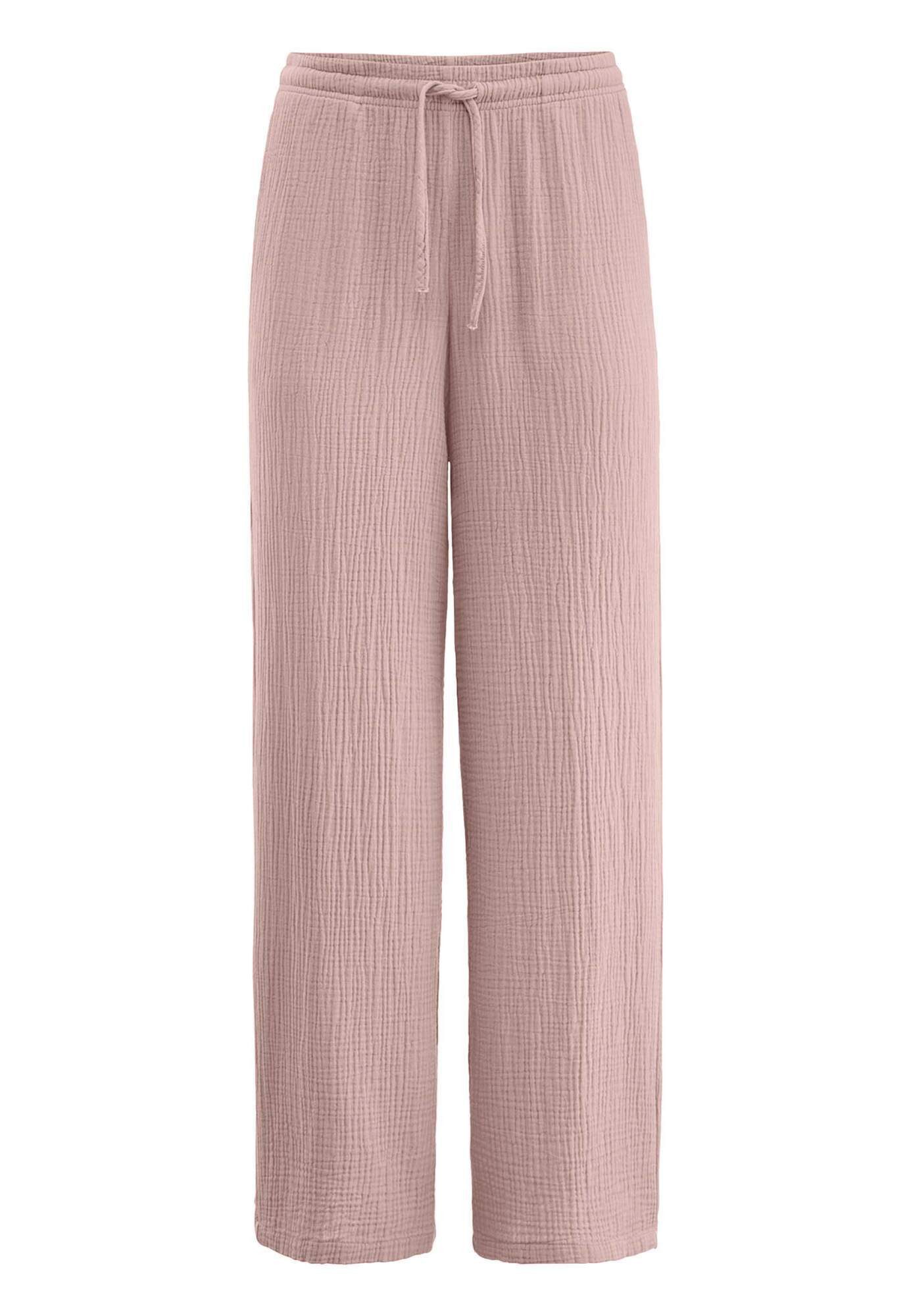 Hessnatur Schlafhose PURE COMFORT aus reiner Bio-Baumwolle (1-tlg)