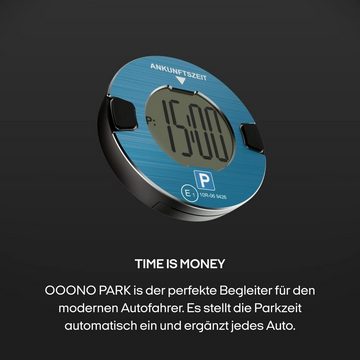 OOONO elektronische Parkscheibe Park - mit Zulassung fürs Auto, Zulassung vom Kraftfahrt-Bundesamt nach StVO