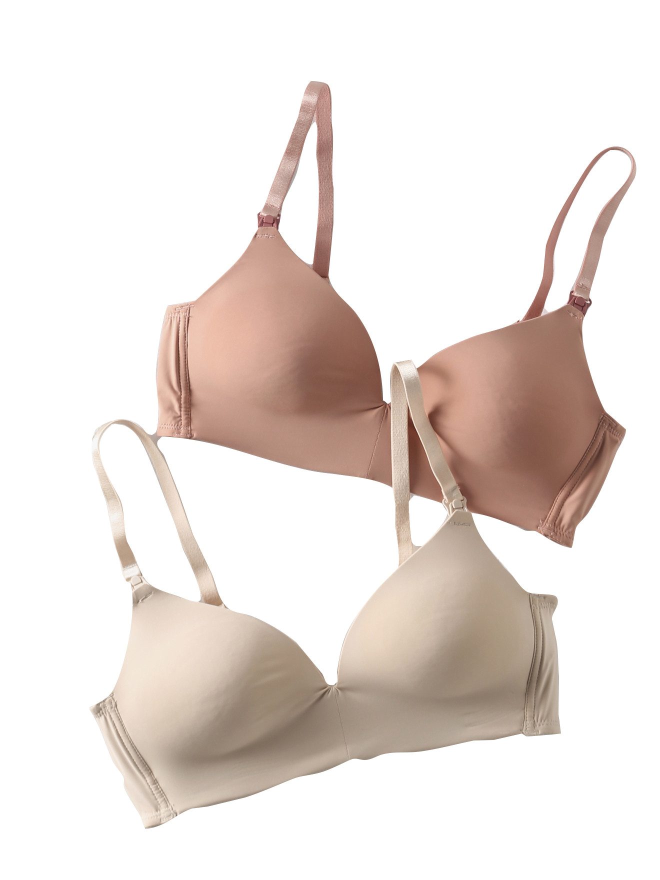 Still-BH 2er-Pack Still-BHs, Mikrofaser und Spitze